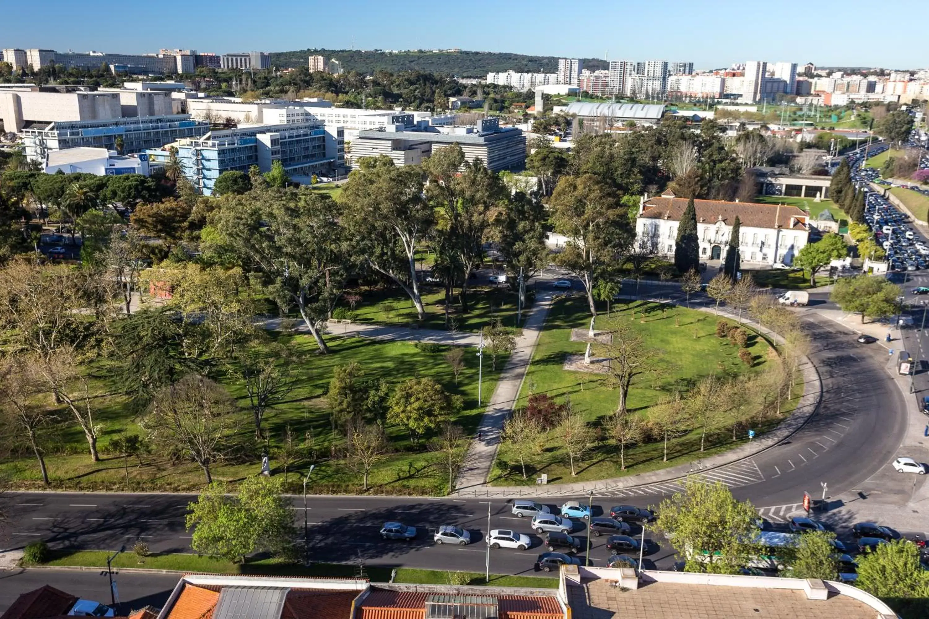 Garden, Bird's-eye View in Radisson Blu Hotel Lisbon