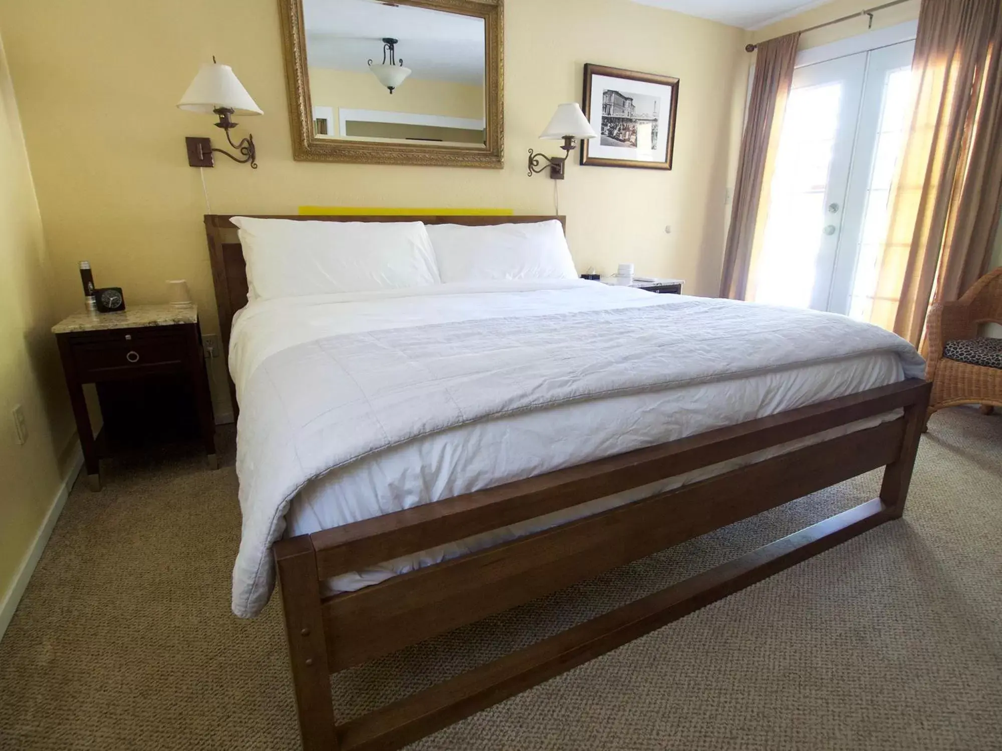 Bed in Mine and Farm, The Inn at Guerneville, CA