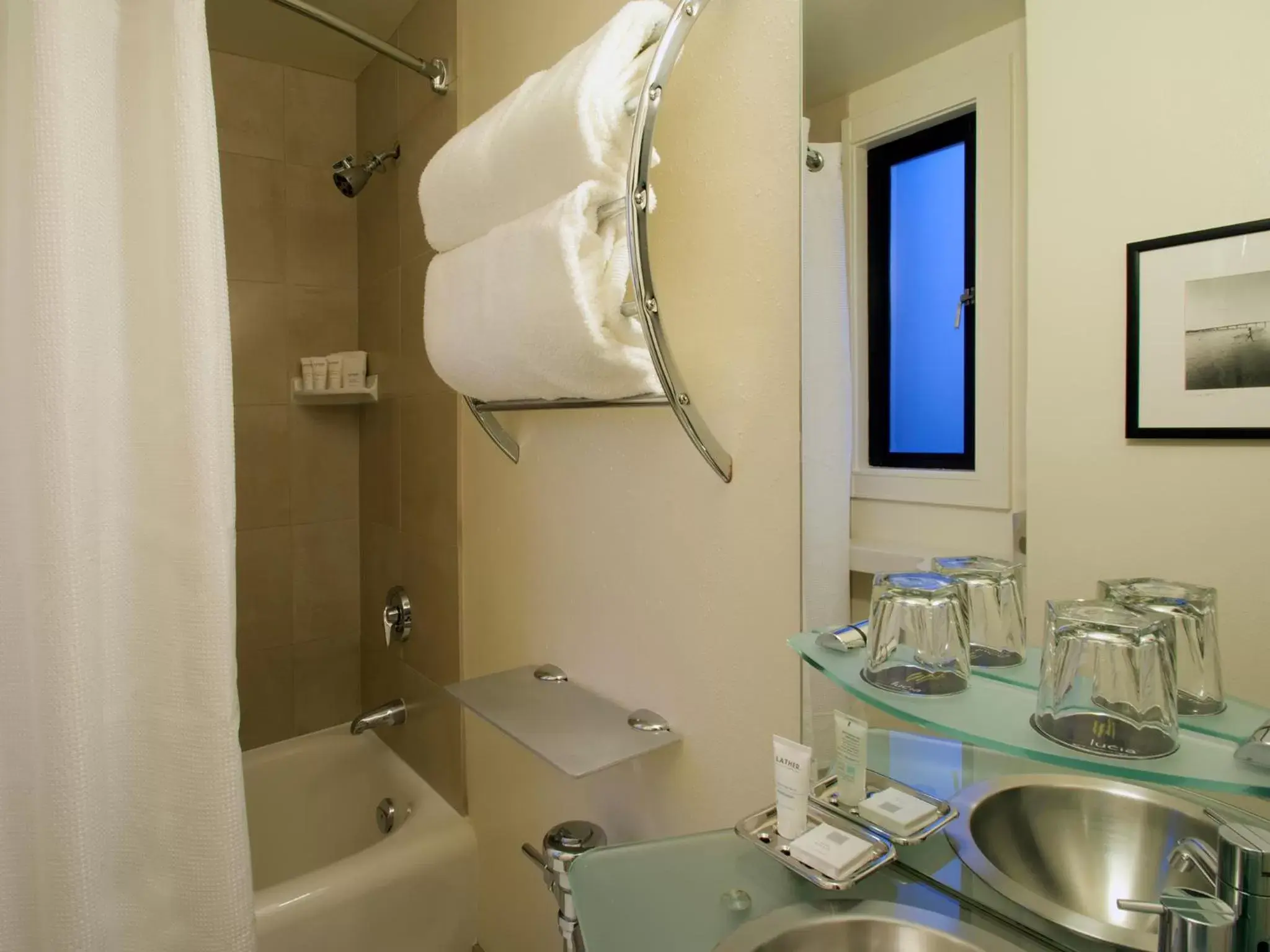 Bathroom in Hotel Lucia, a Provenance Hotel