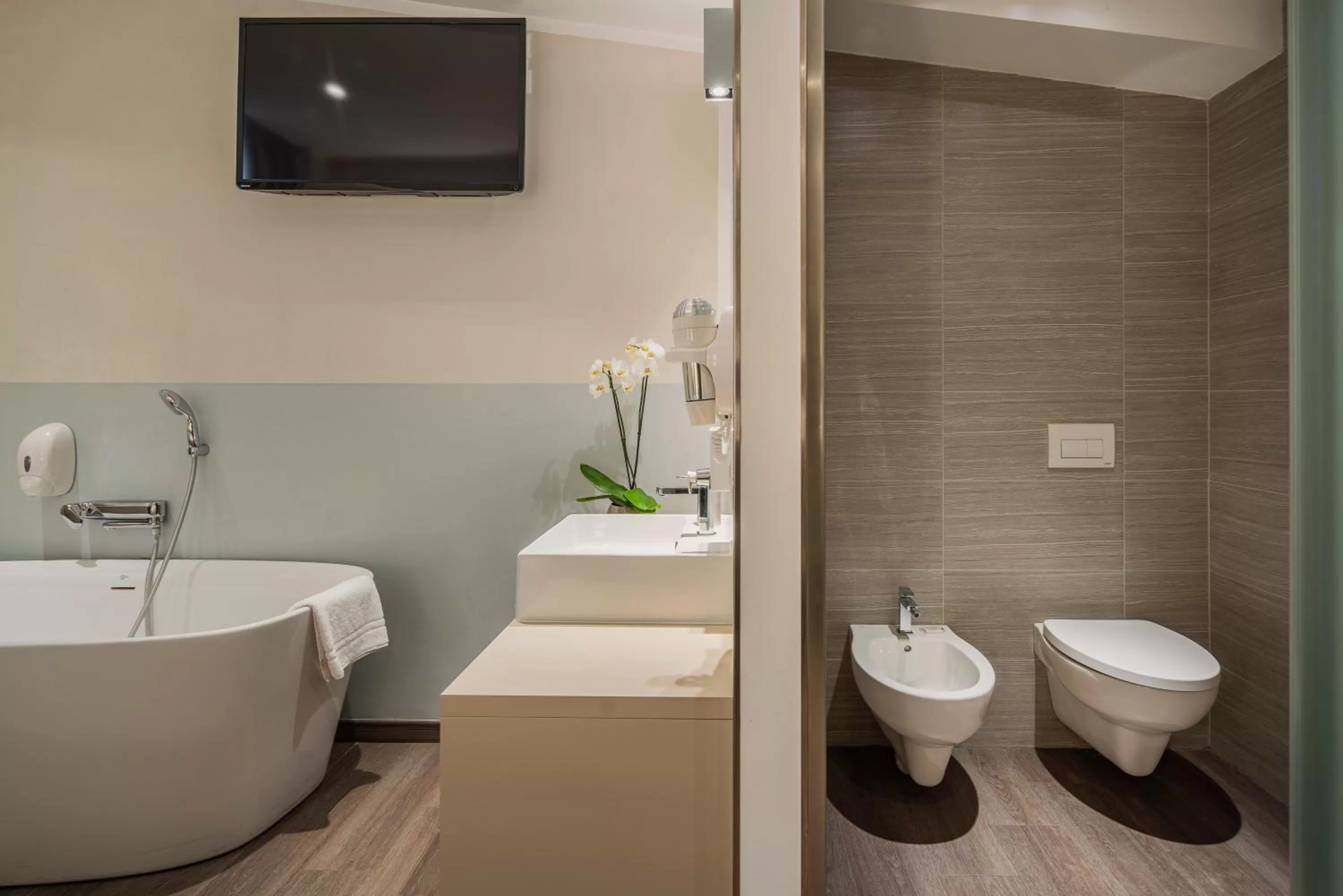 Bathroom in Fasthotel Linate