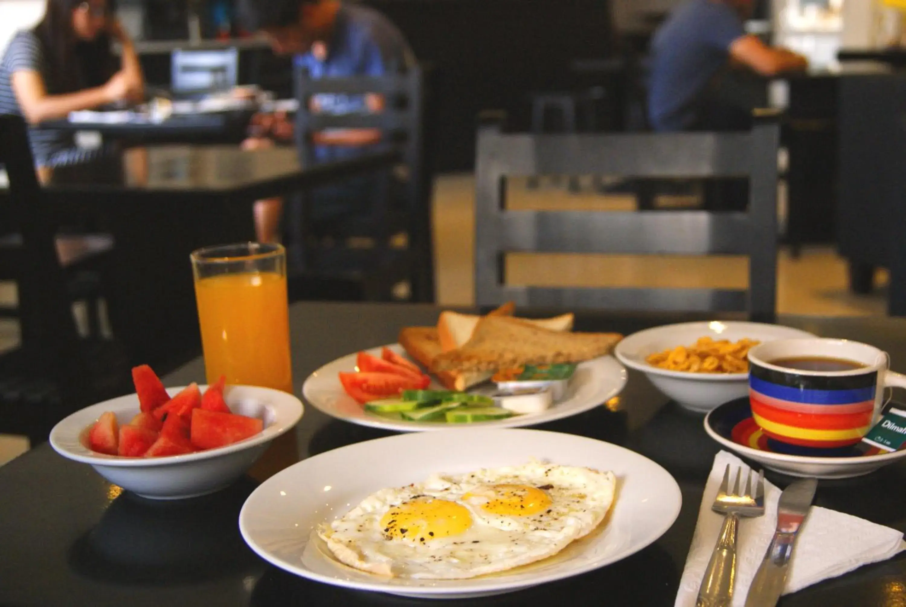 Continental breakfast in Clock Inn Colombo