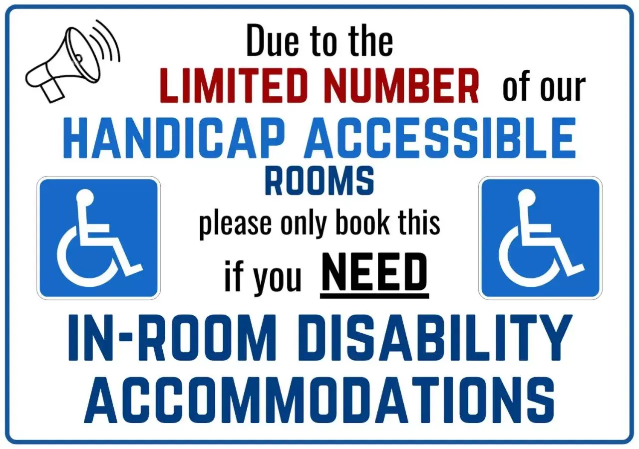 Facility for disabled guests in Fairground Inn