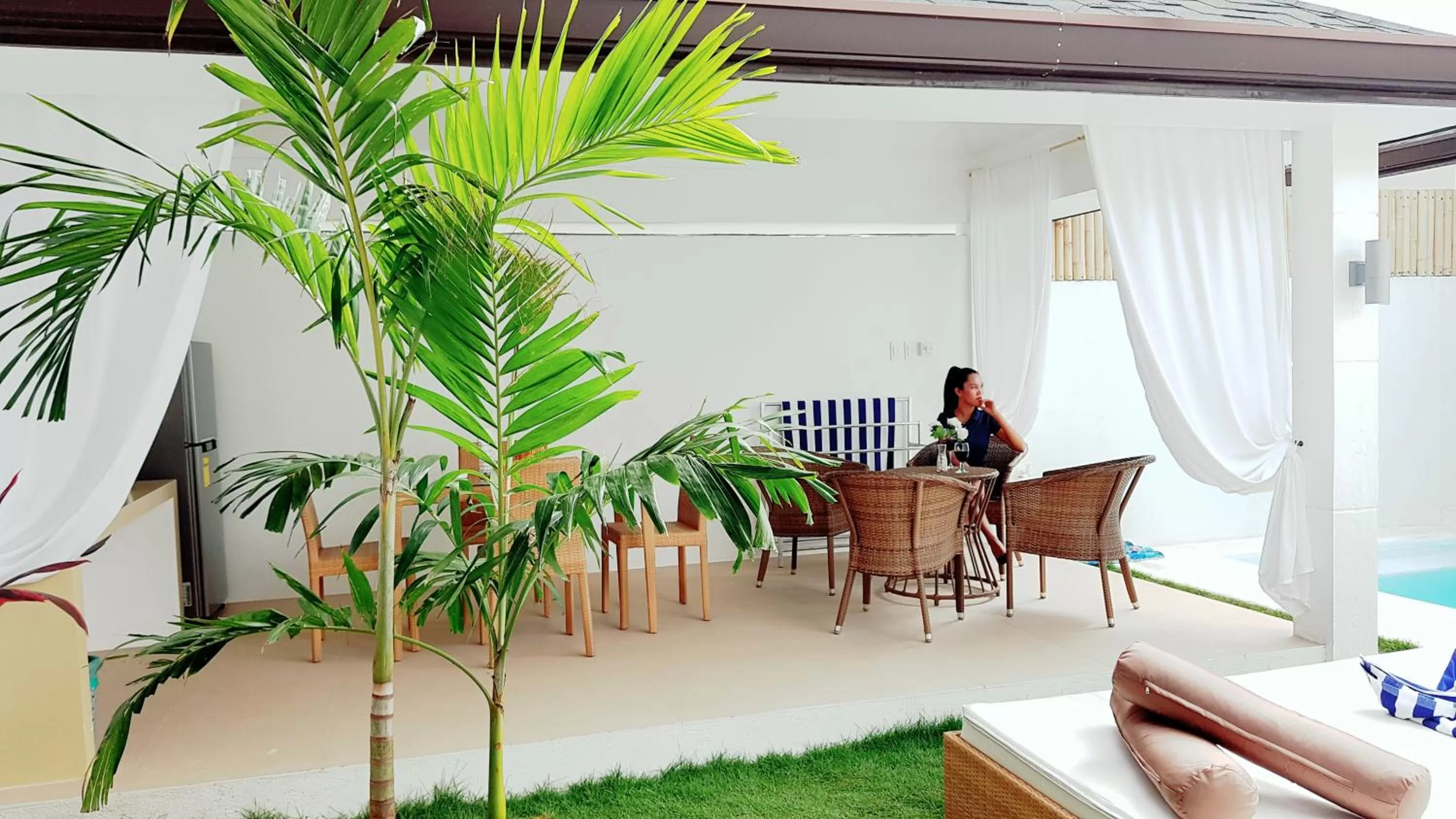 Patio in Montecarlo Villas Panglao