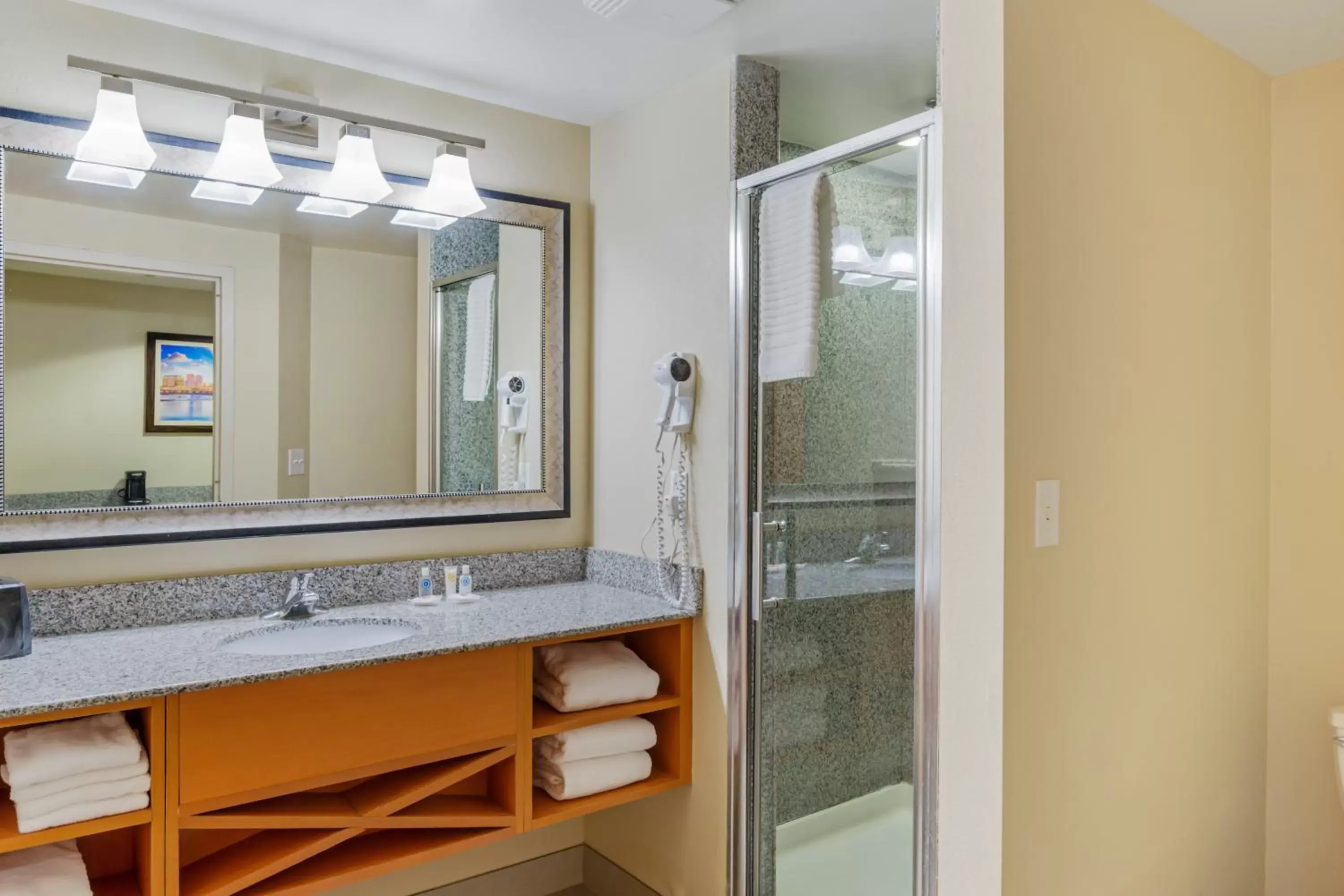 Bathroom in Comfort Suites at Virginia Center Commons