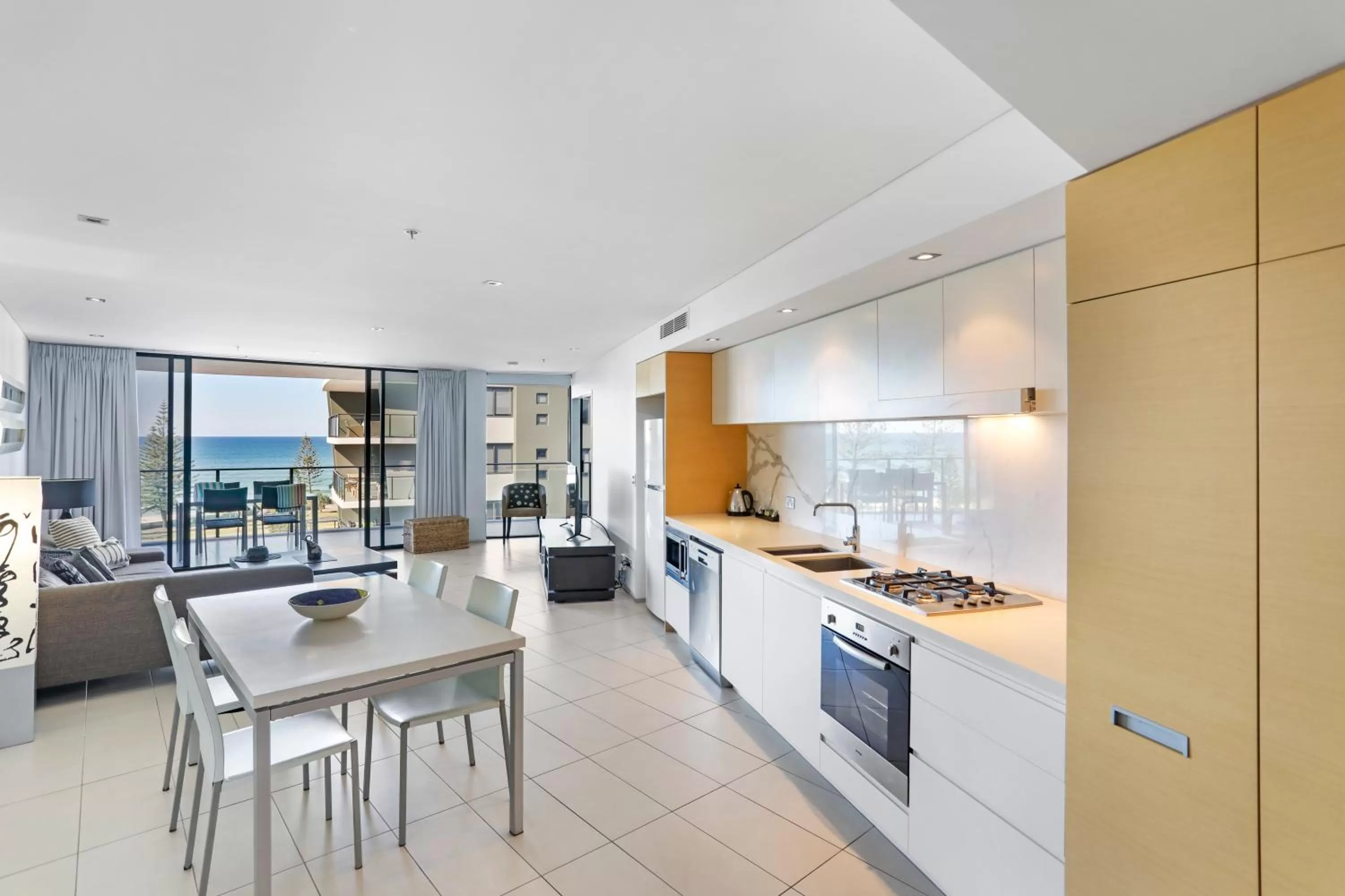 Kitchen or kitchenette in Ambience on Burleigh Beach