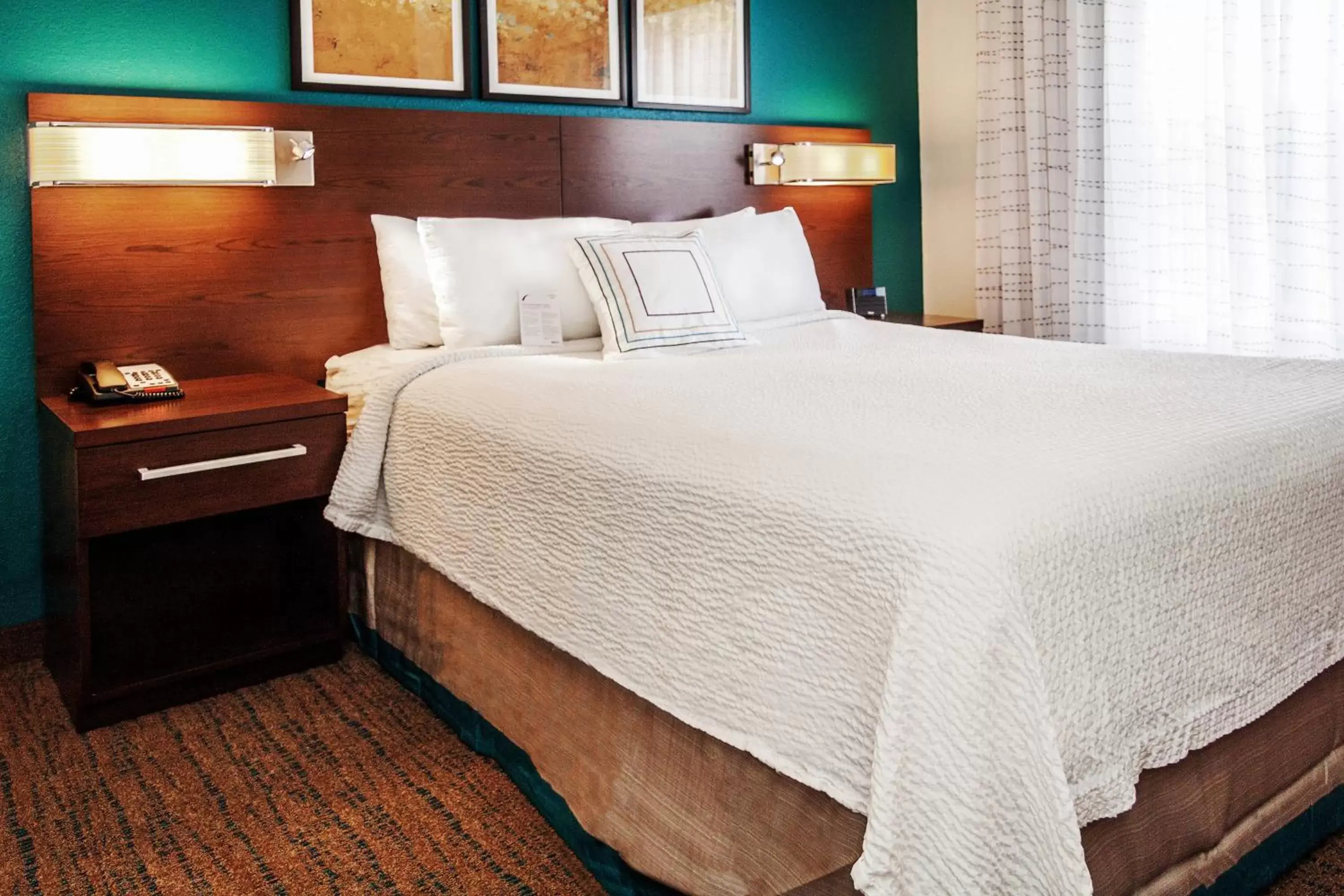 Bedroom, Bed in Residence Inn by Marriott Rocky Mount