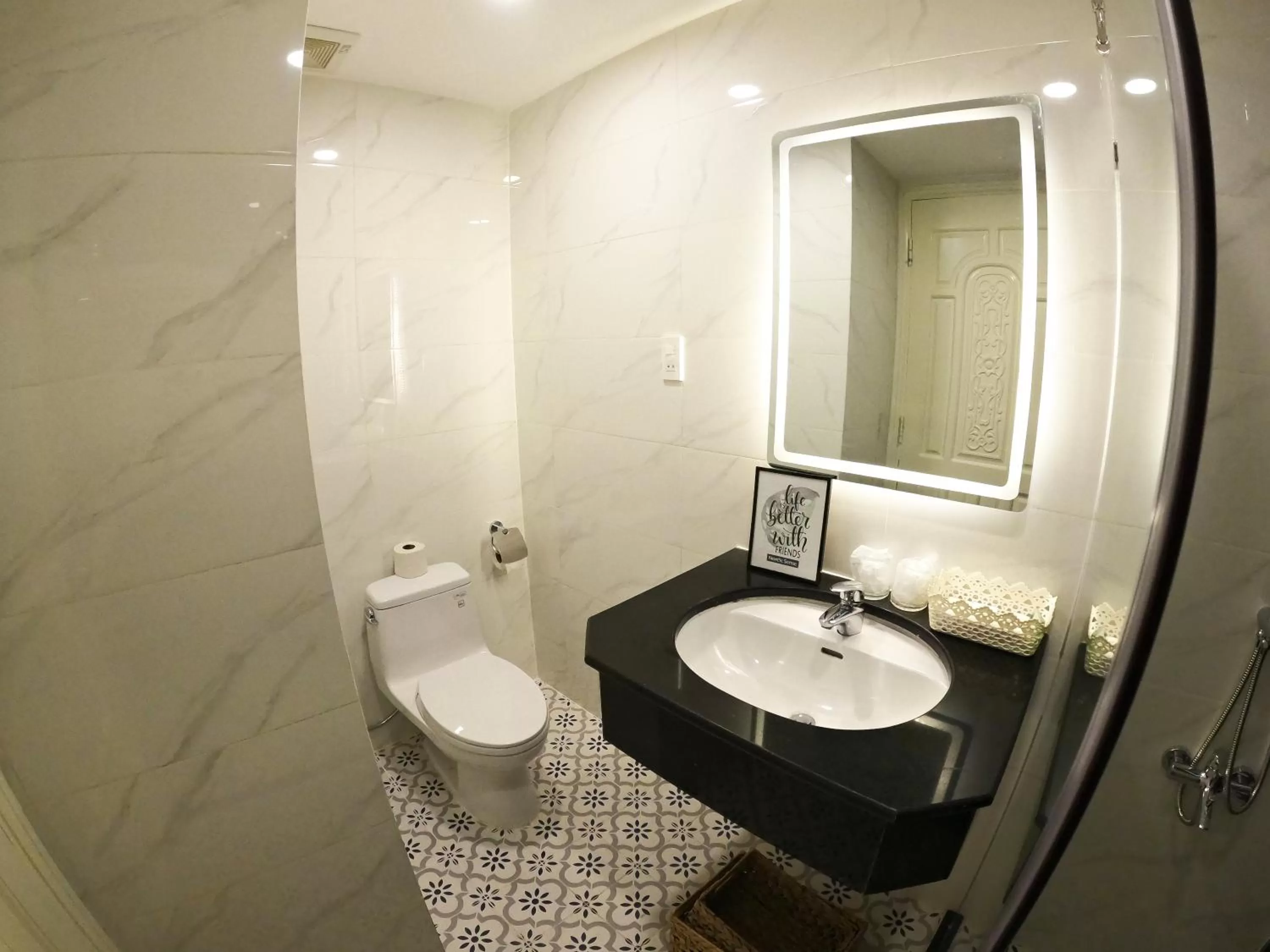 Bathroom in Dinh Phat Hotel