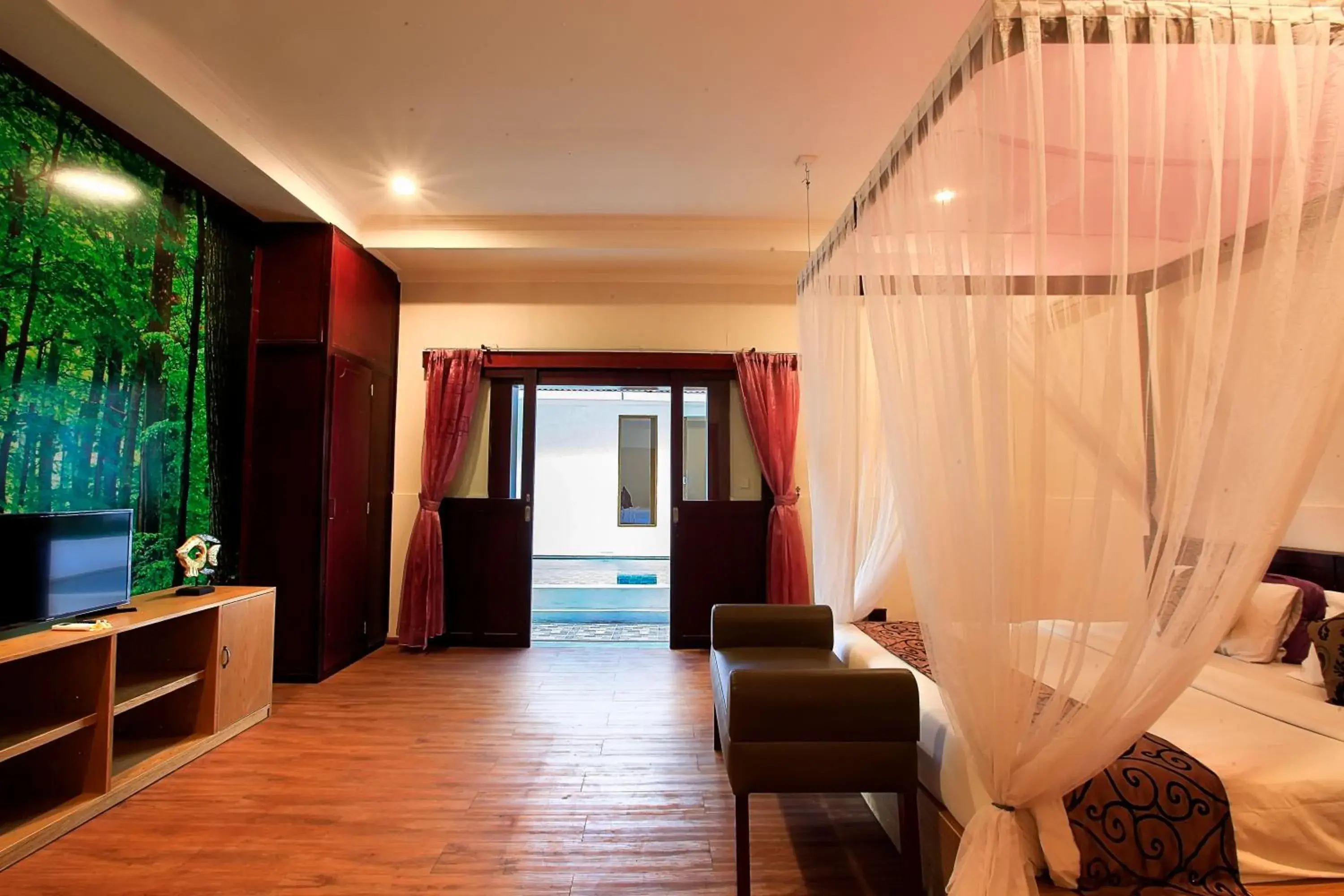 Bedroom, Seating Area in Lavender Villa & Spa