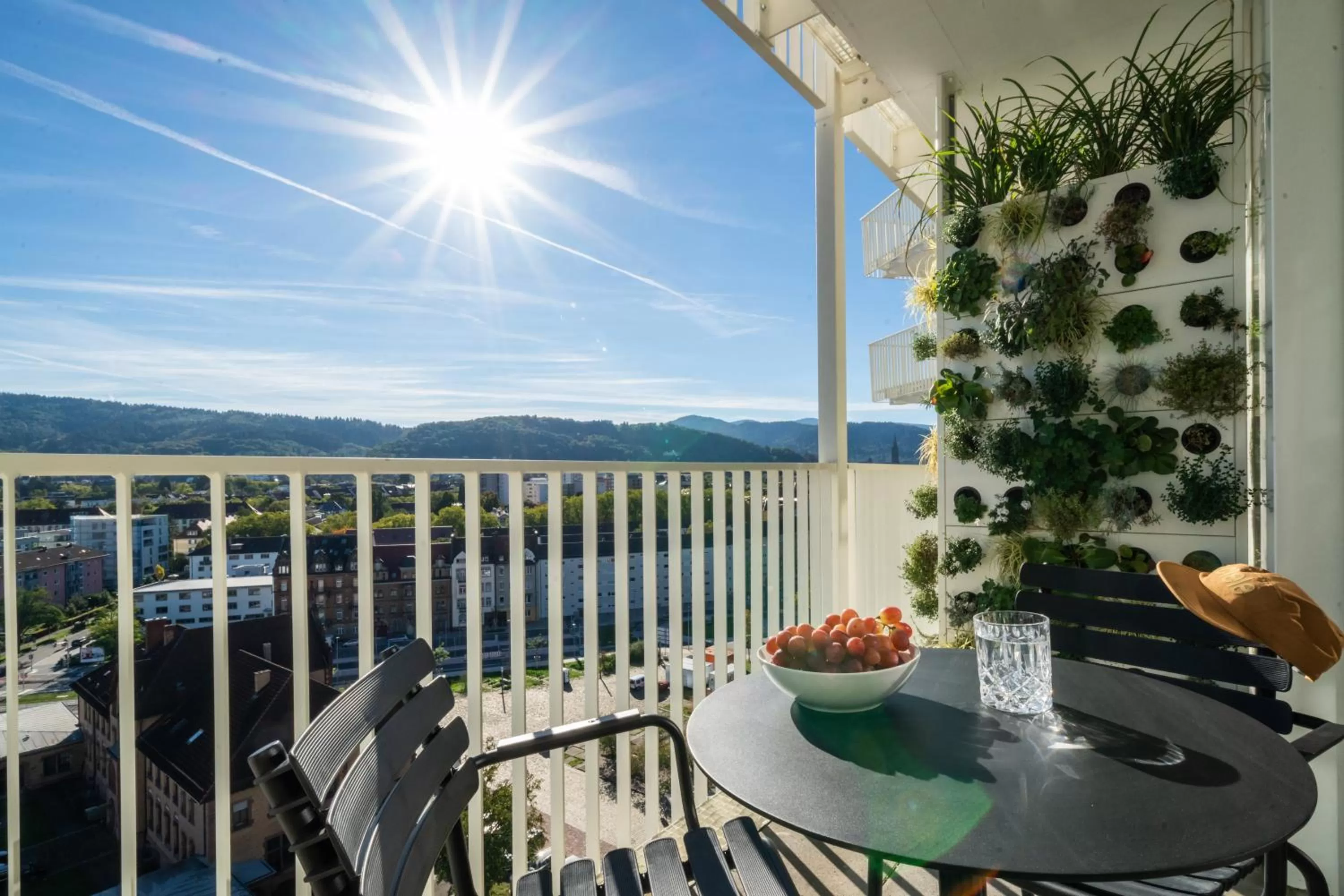 Balcony/Terrace in Black F Tower - Serviced Apartments