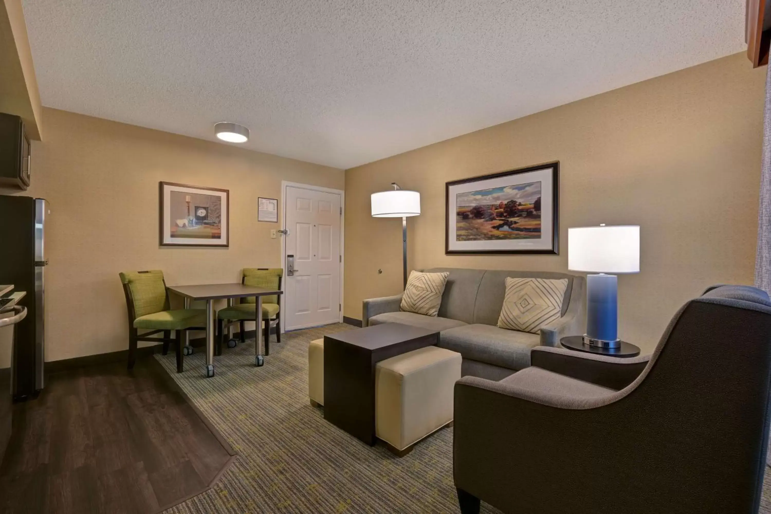 Living room, Seating Area in Homewood Suites by Hilton Boulder