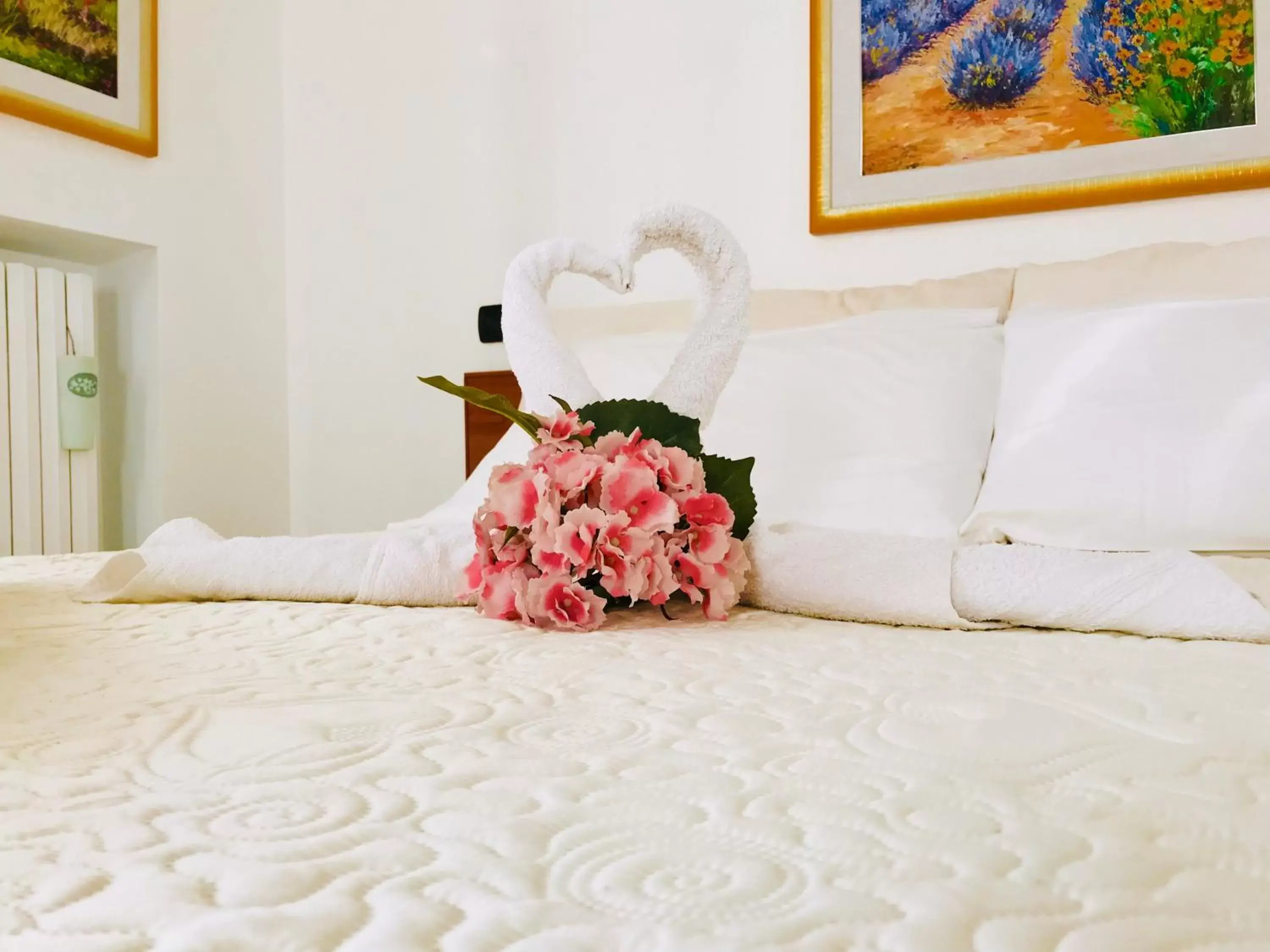 Decorative detail, Bed in Villa Aurora B&B