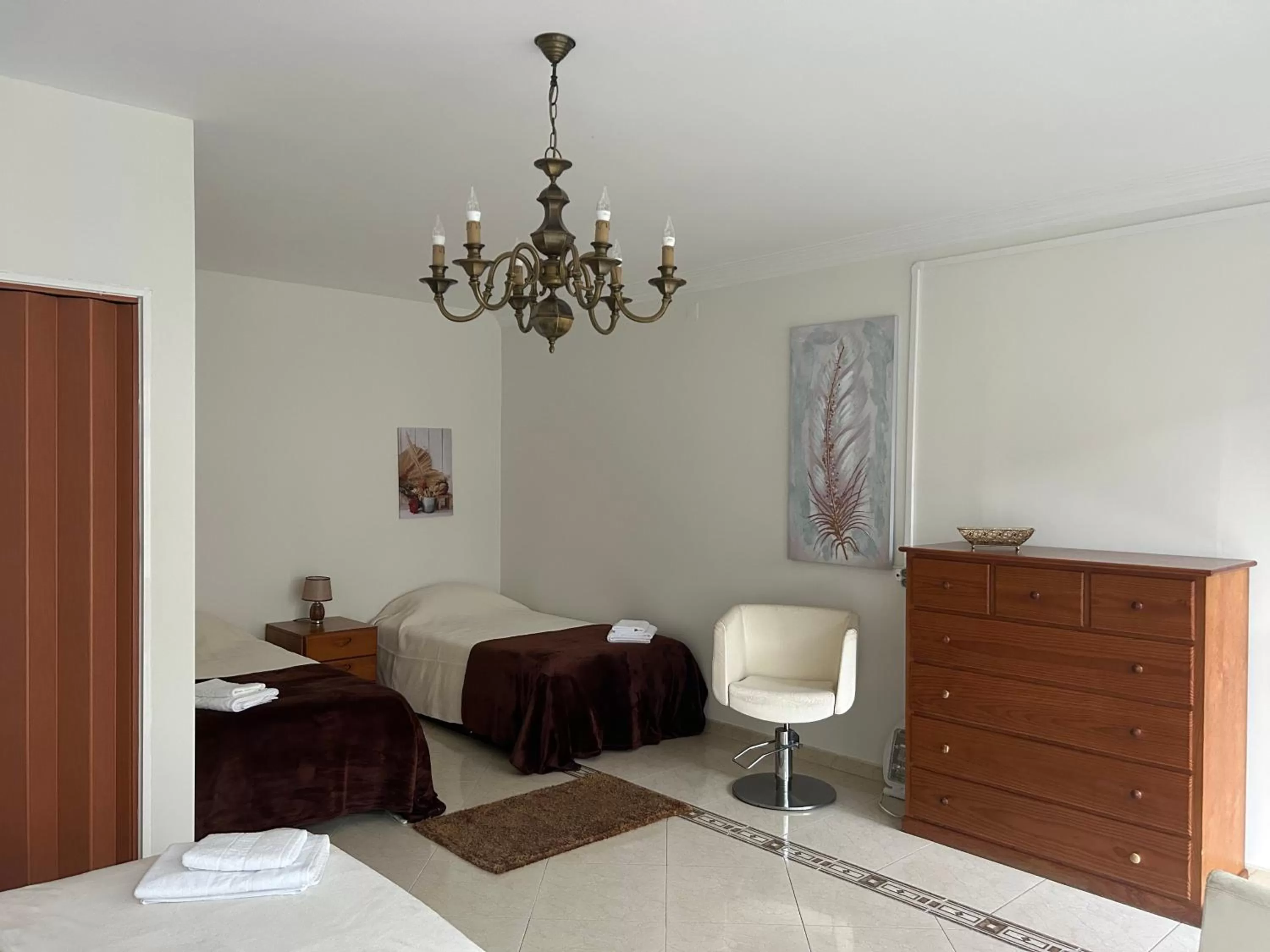 Bed in Alojamento Santa Catarina