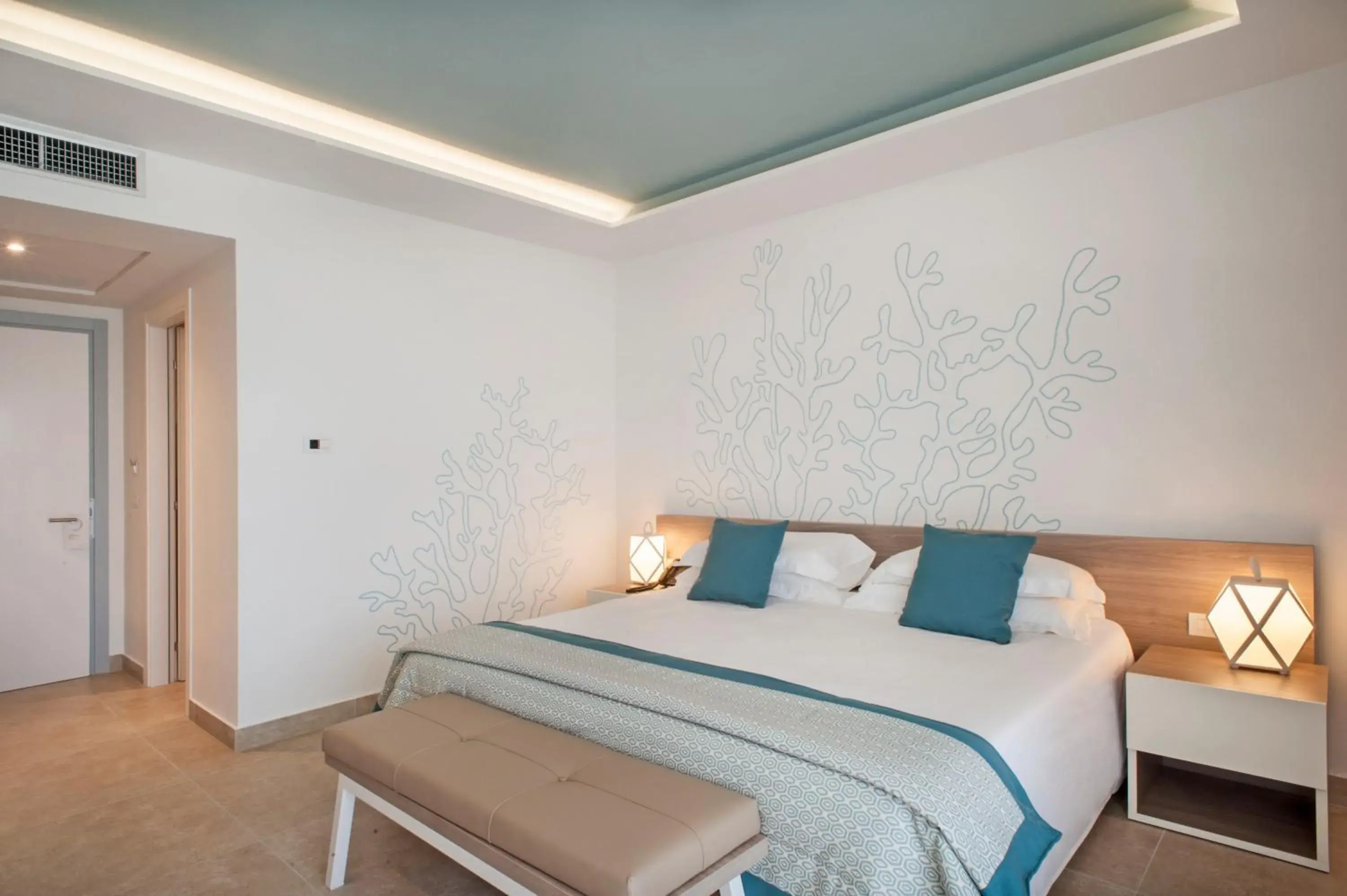 Bed in Modica Beach Resort