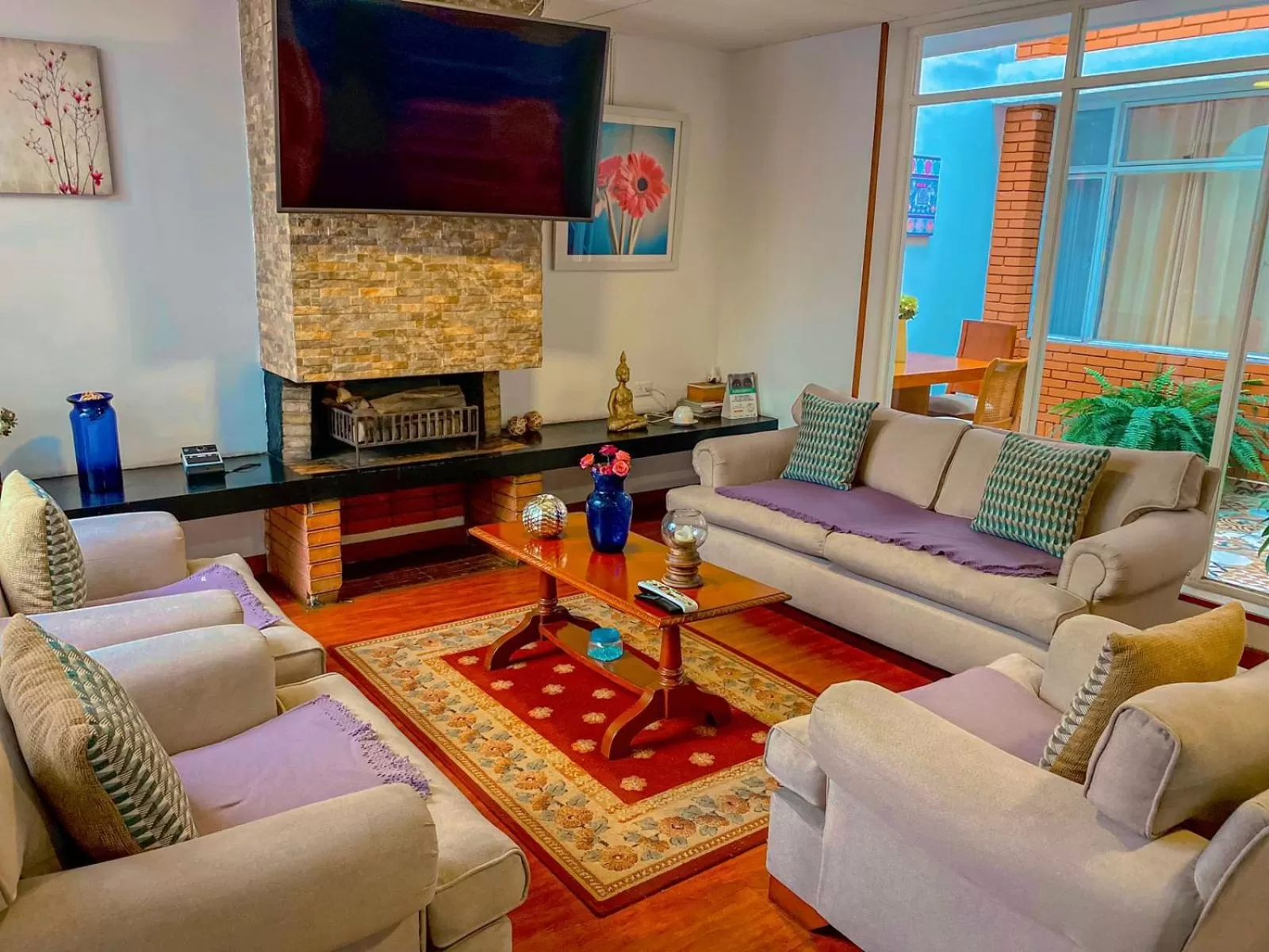 Living room in Hotel Maceo Chico