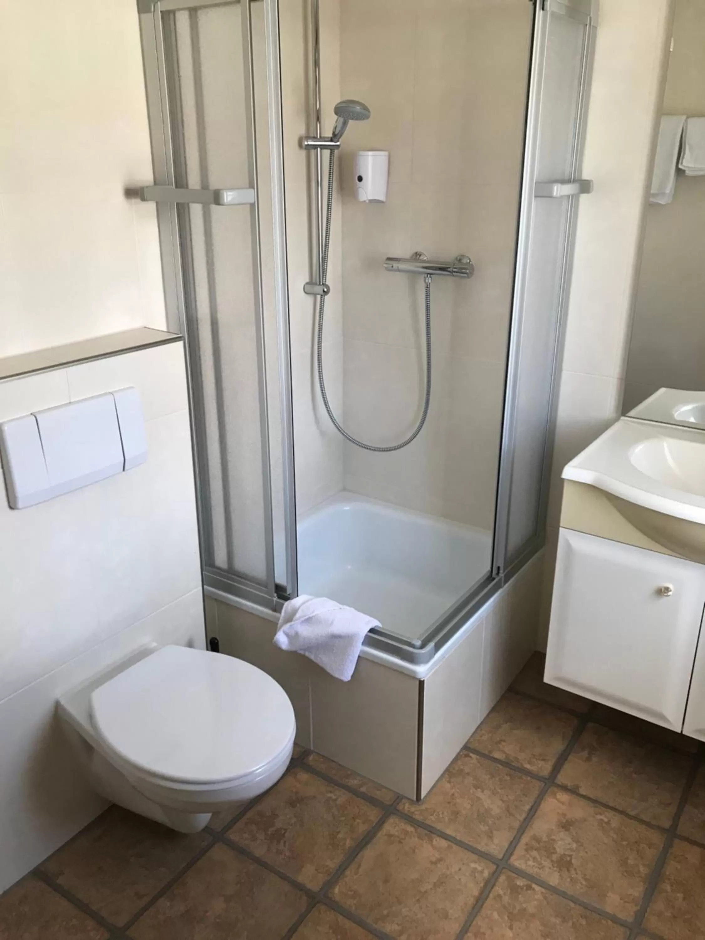 Shower in Hotel Fürstenhof