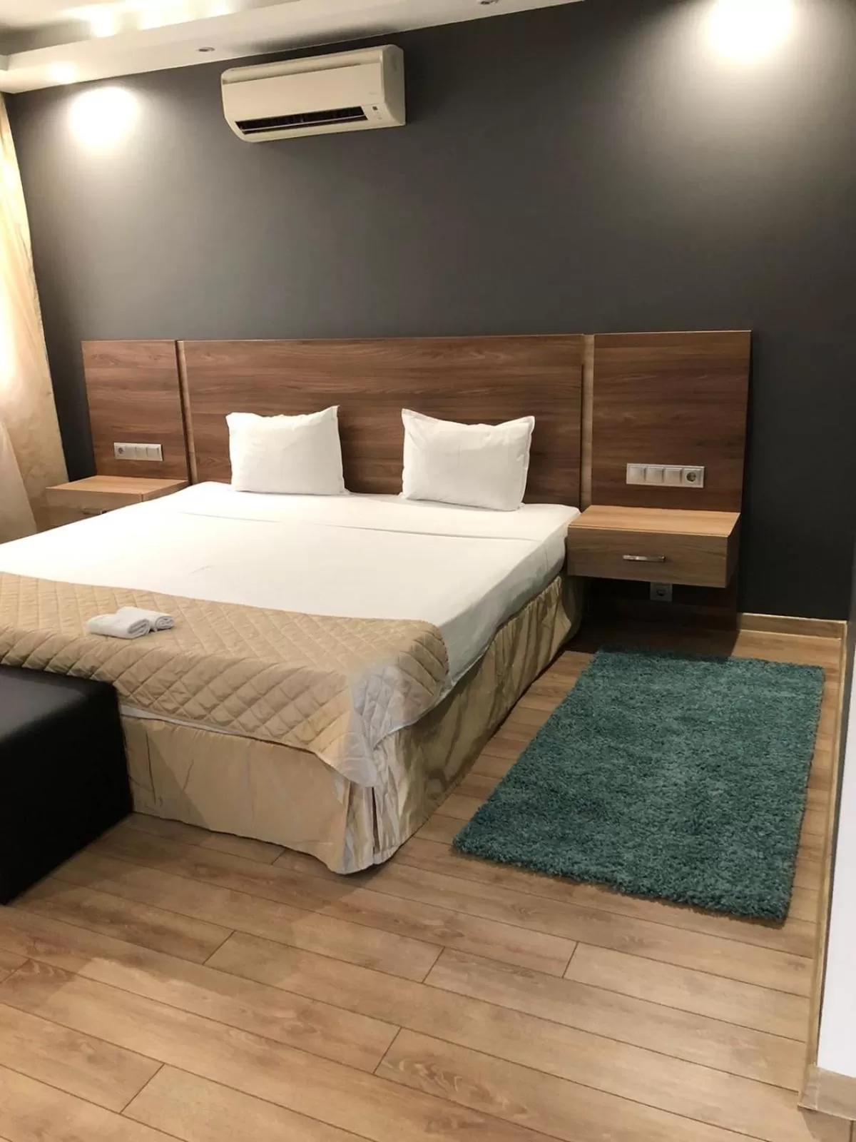 Bed in Hotel Calipso Hotel