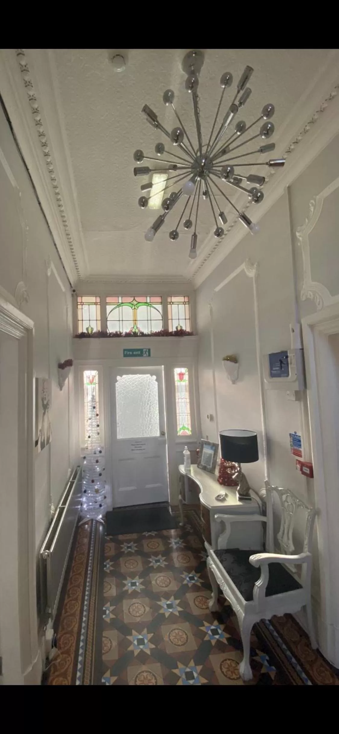 Lobby or reception in St Andrews house Hotel