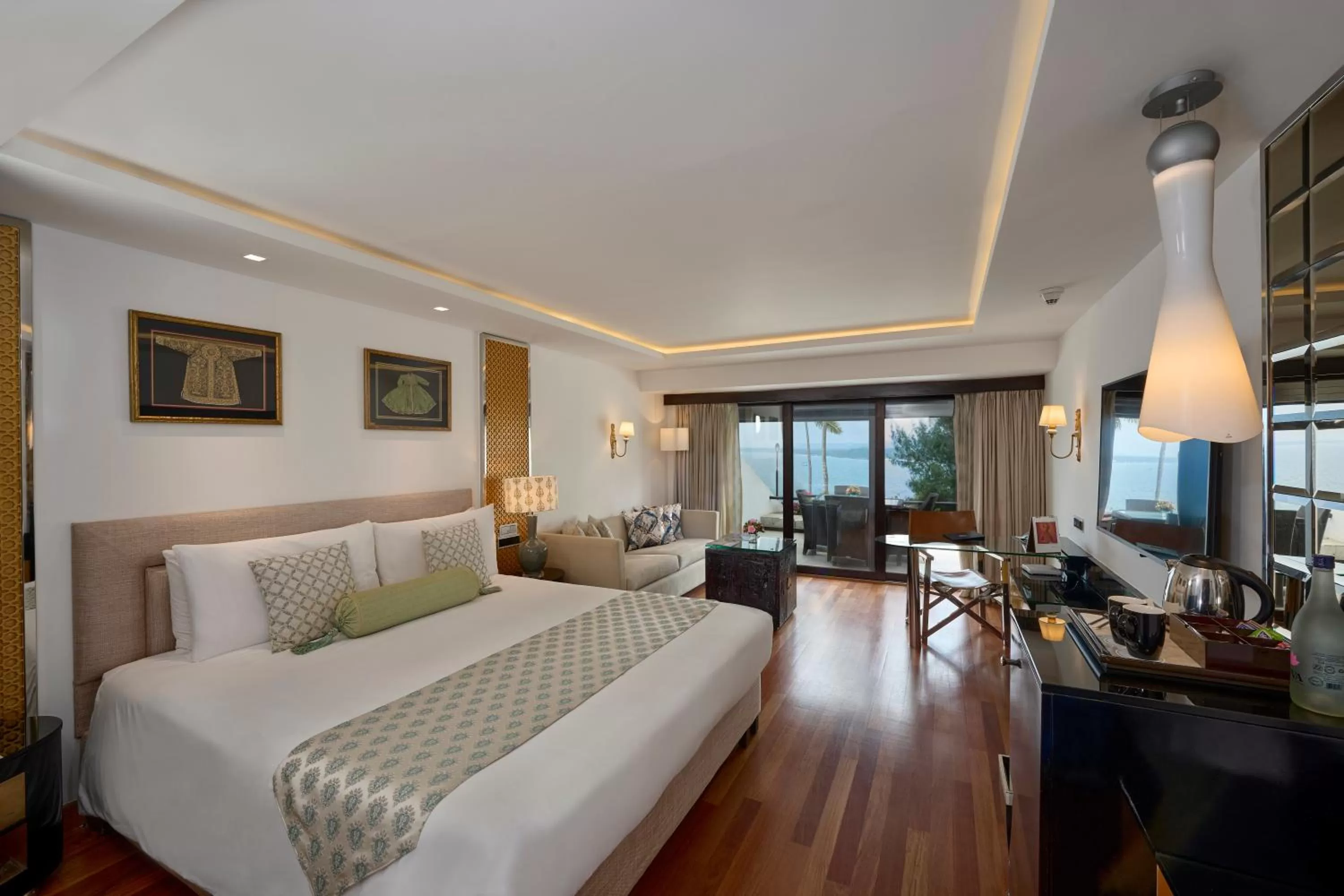 Bedroom, Bed in The Leela Kovalam, A Raviz Hotel