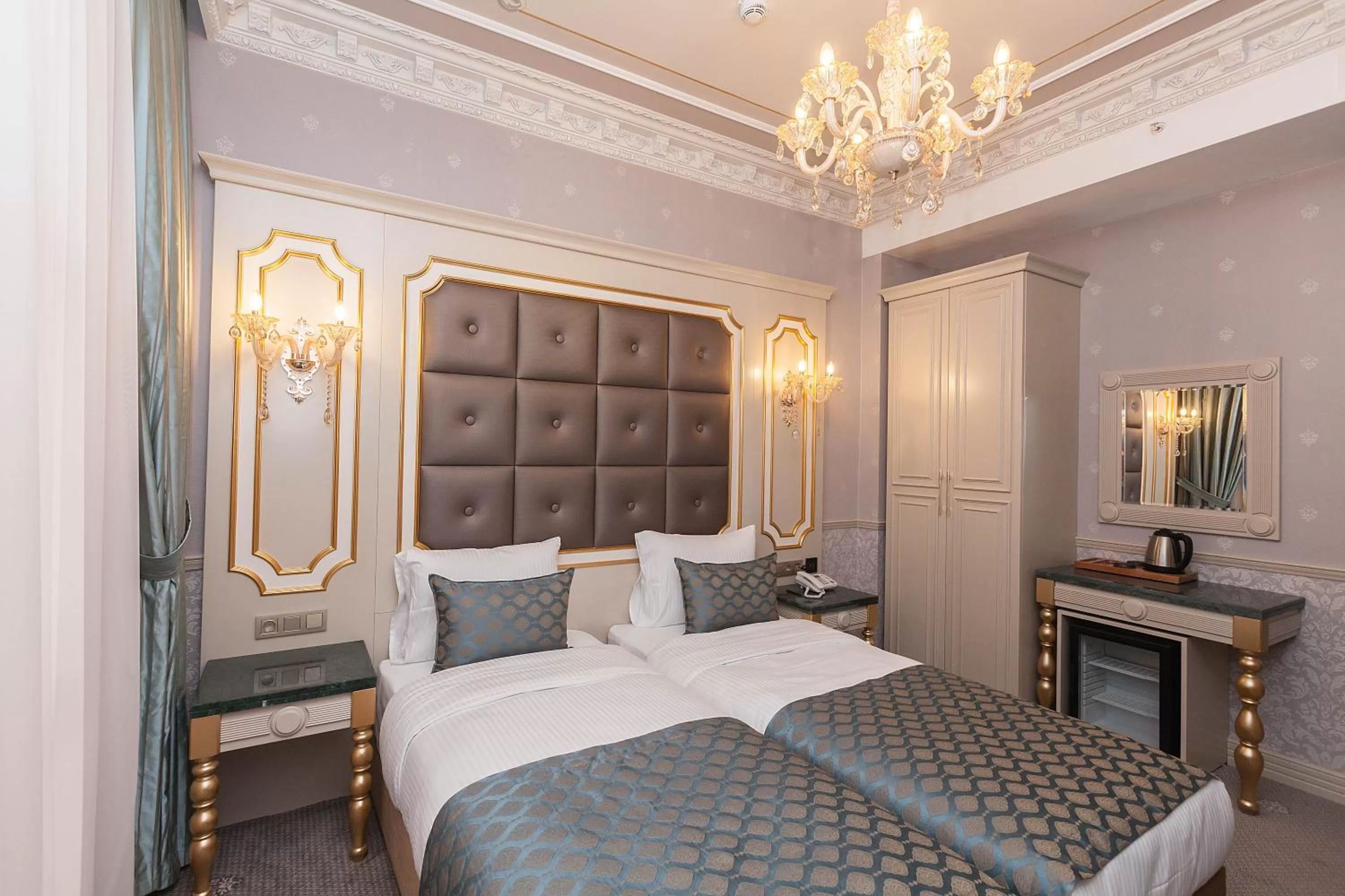 Decorative detail, Bed in Meserret Palace Hotel - Special Category