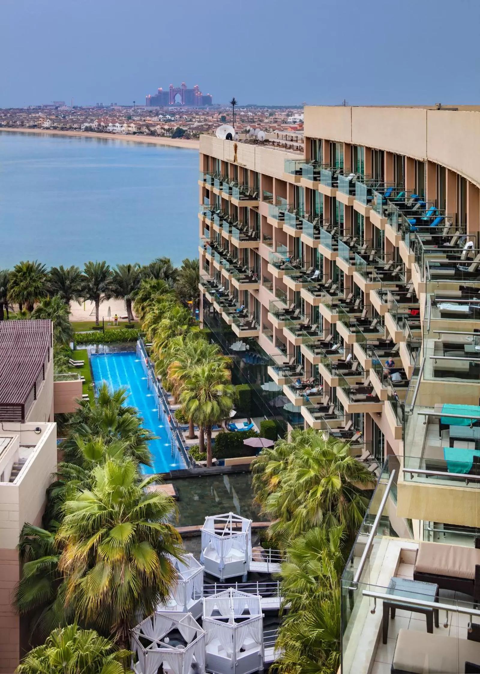 Pool View in Rixos The Palm Luxury Suite Collection - Ultra All Inclusive