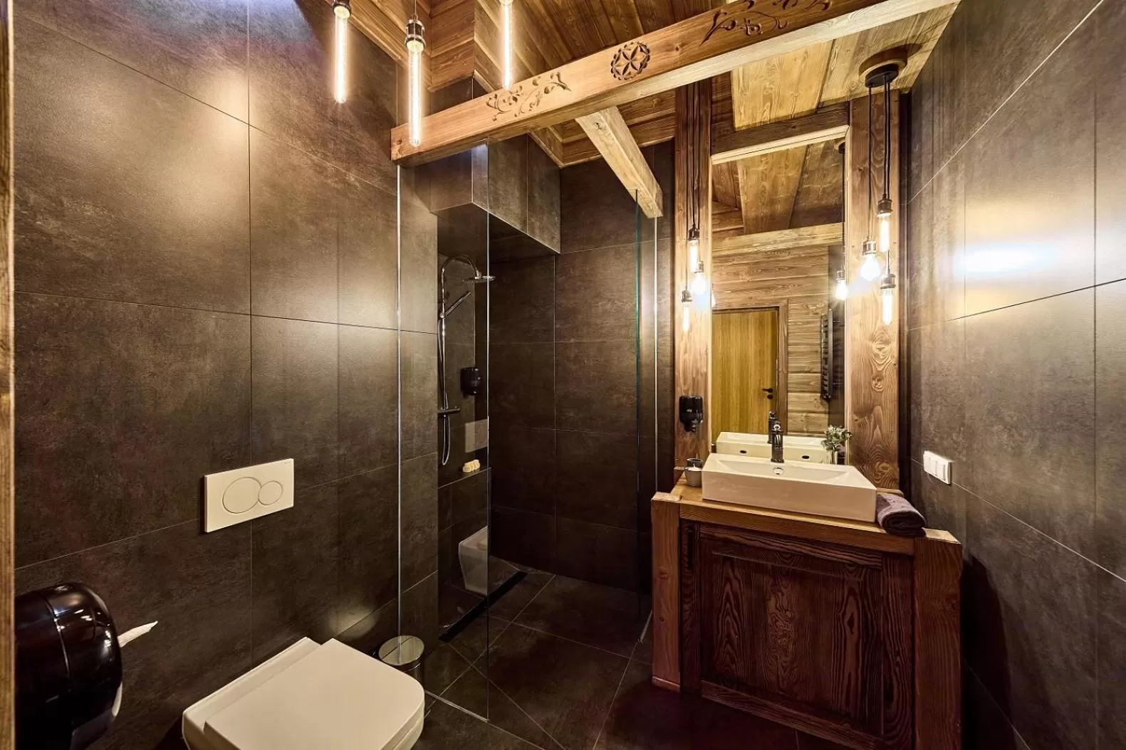 Bathroom in Aparthotel Giewont