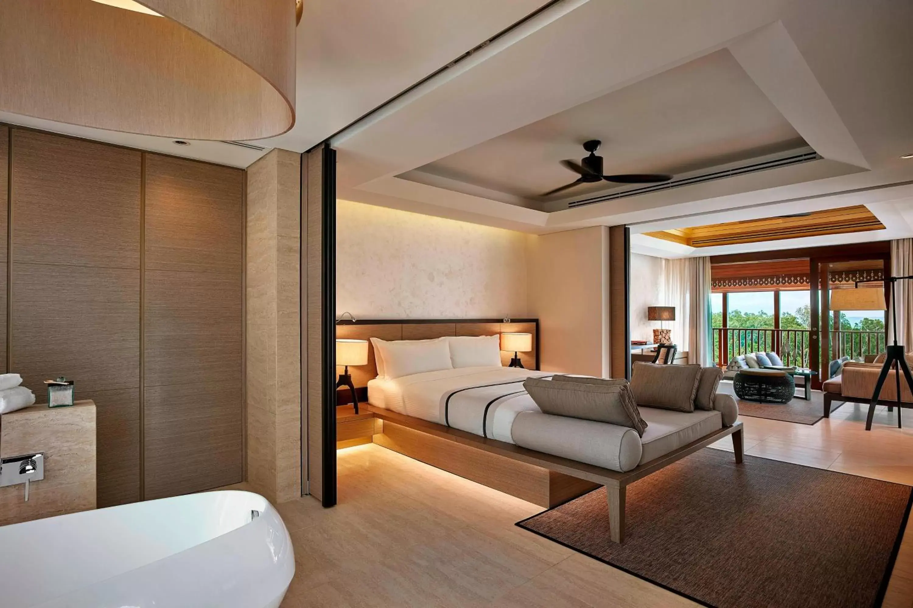 Bedroom in The Ritz-Carlton, Koh Samui