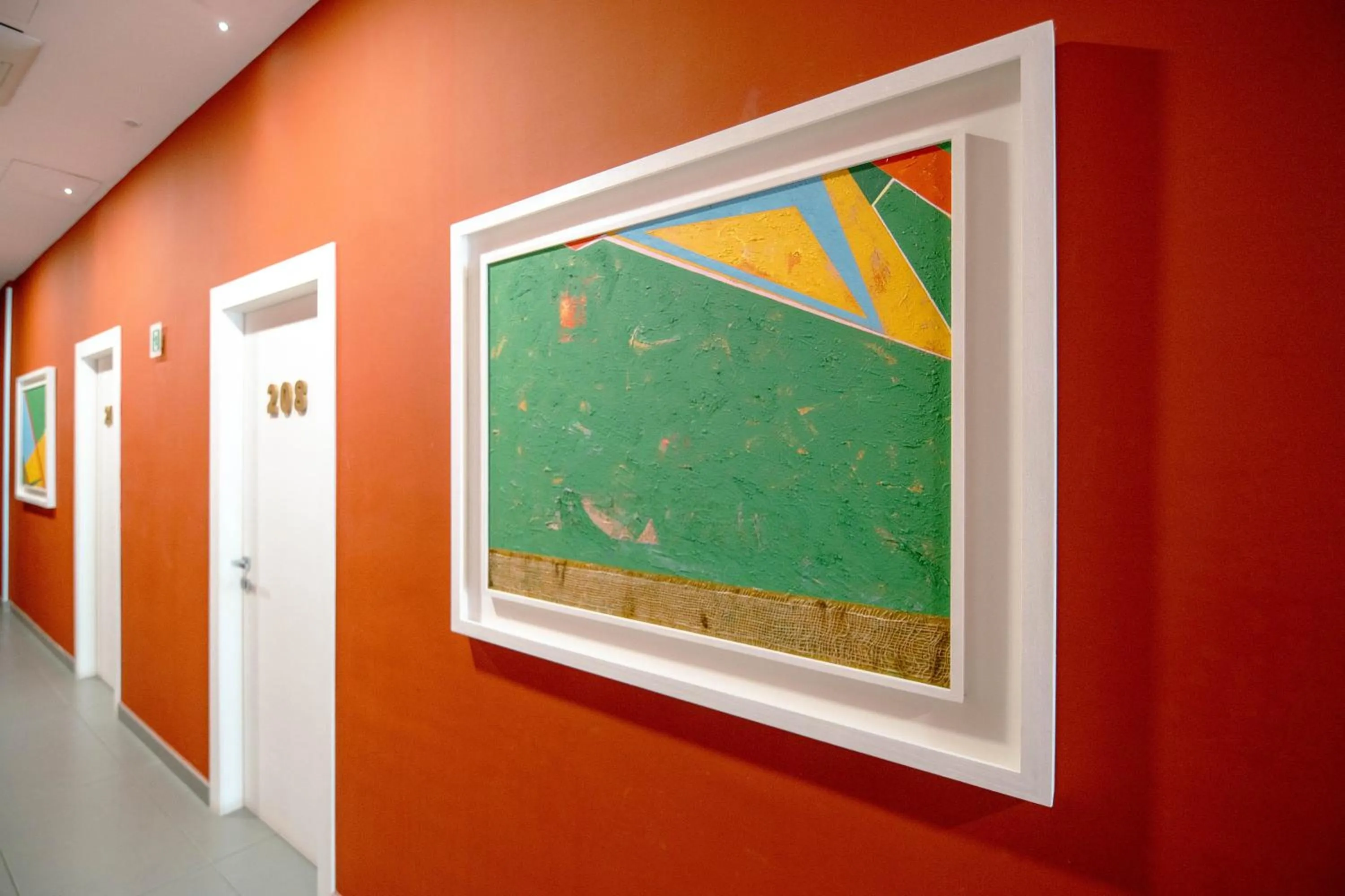 Decorative detail in Hotel Bruman Salerno