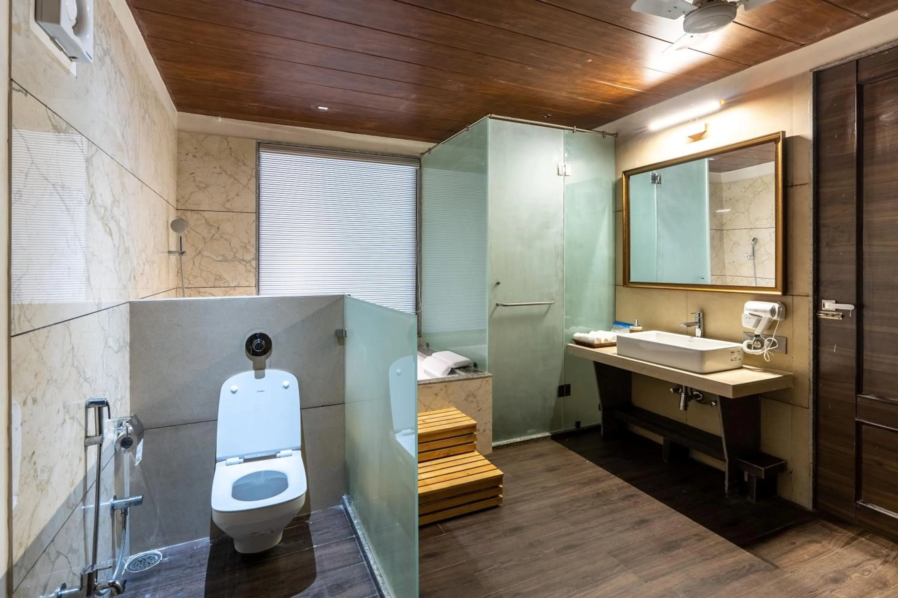 Shower in Mountain Creek Villa Udaipur