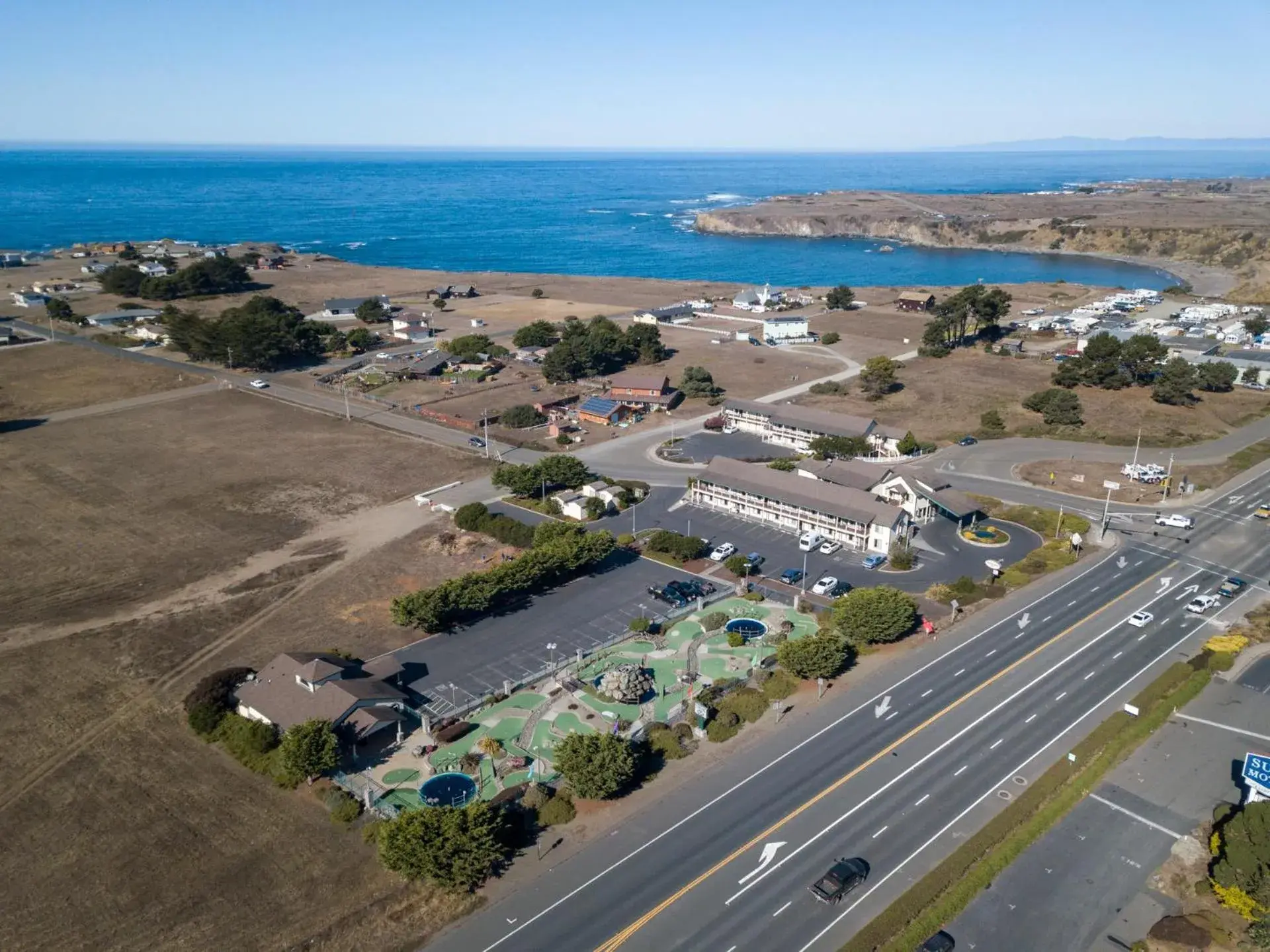 Bird's eye view in Emerald Dolphin Inn & Mini Golf Bird's eye view in Emerald Dolphin Inn & Mini Golf