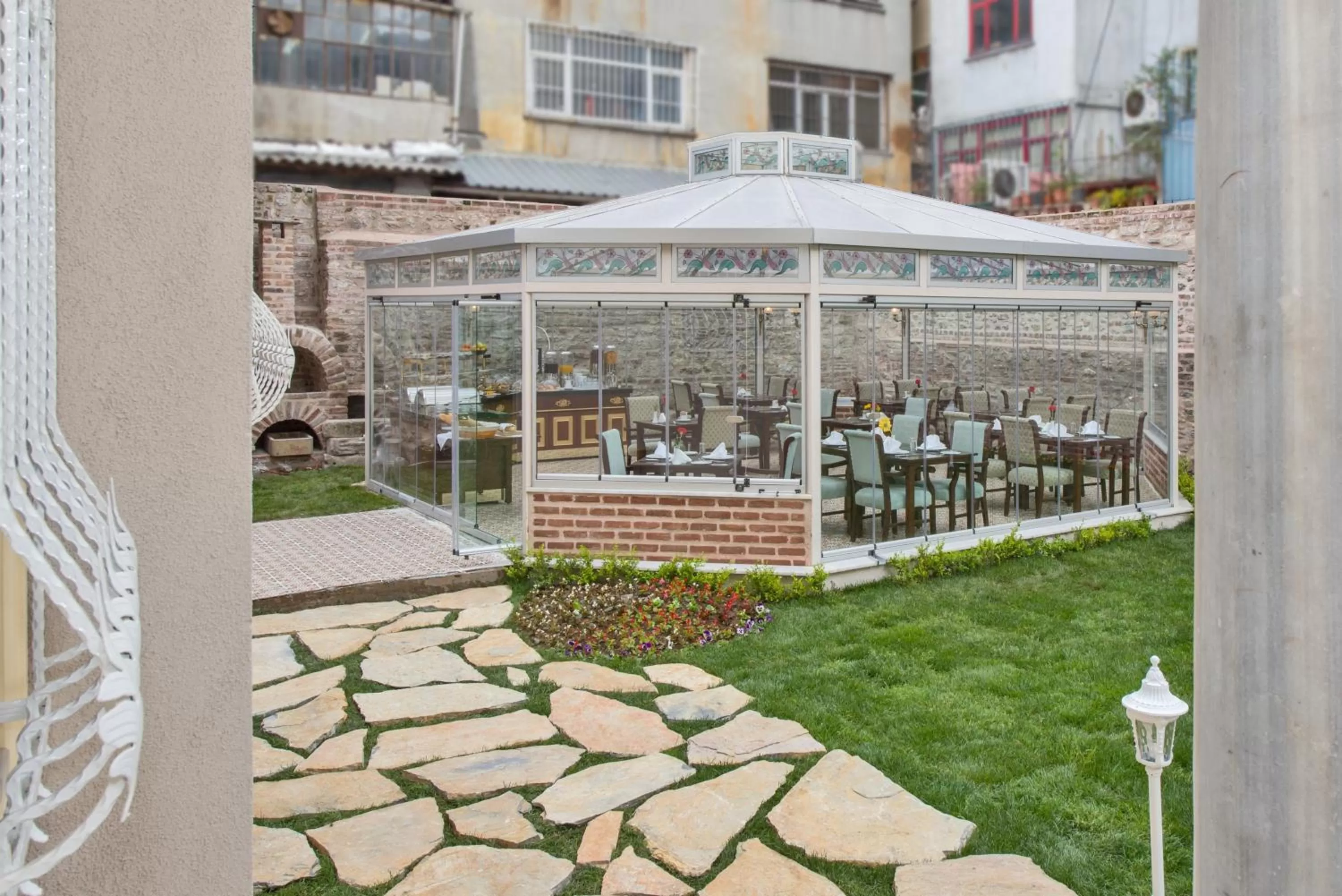 Garden in Enderun Hotel Istanbul