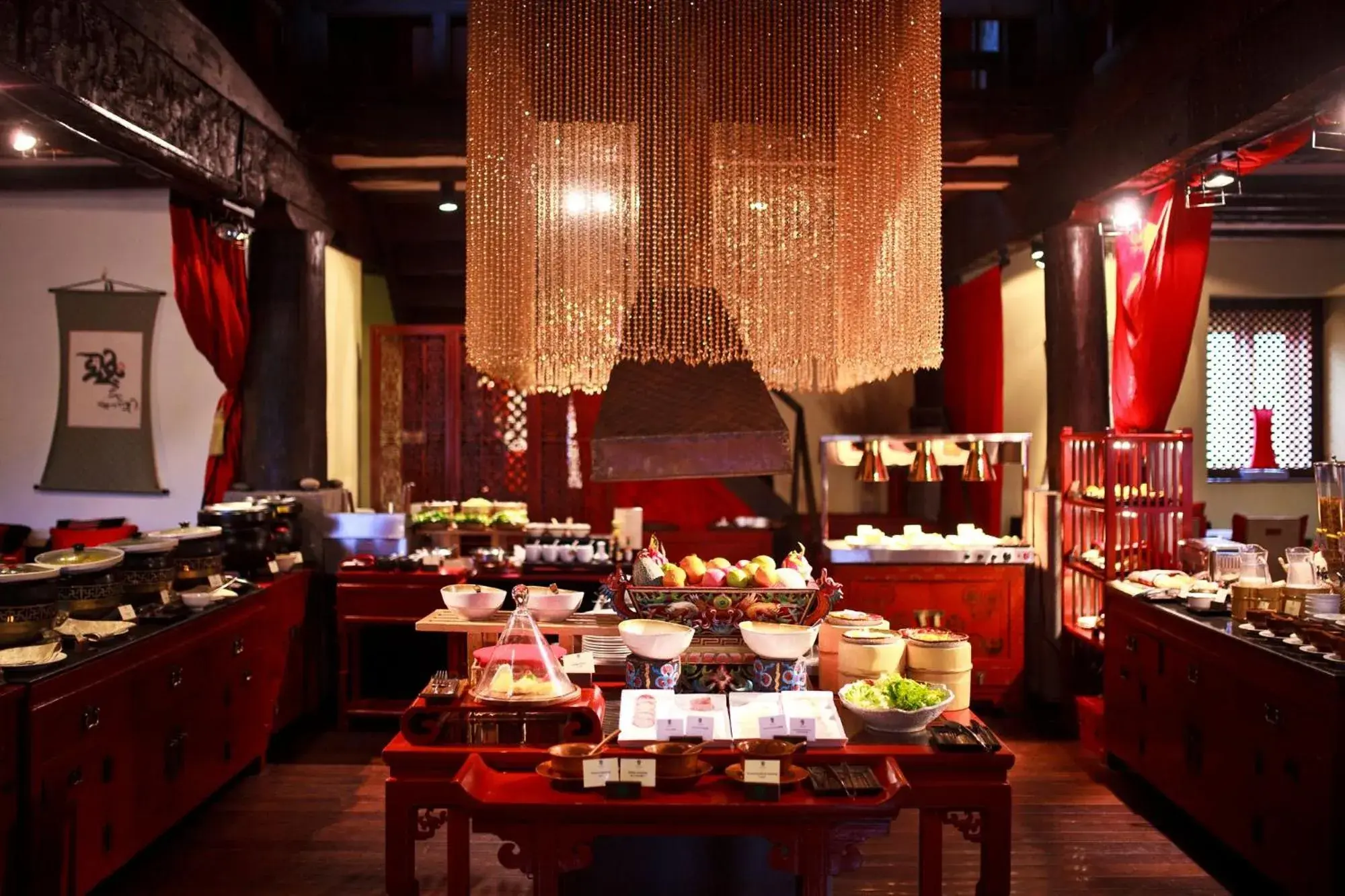 Buffet breakfast in Banyan Tree Ringha Buffet breakfast in Banyan Tree Ringha