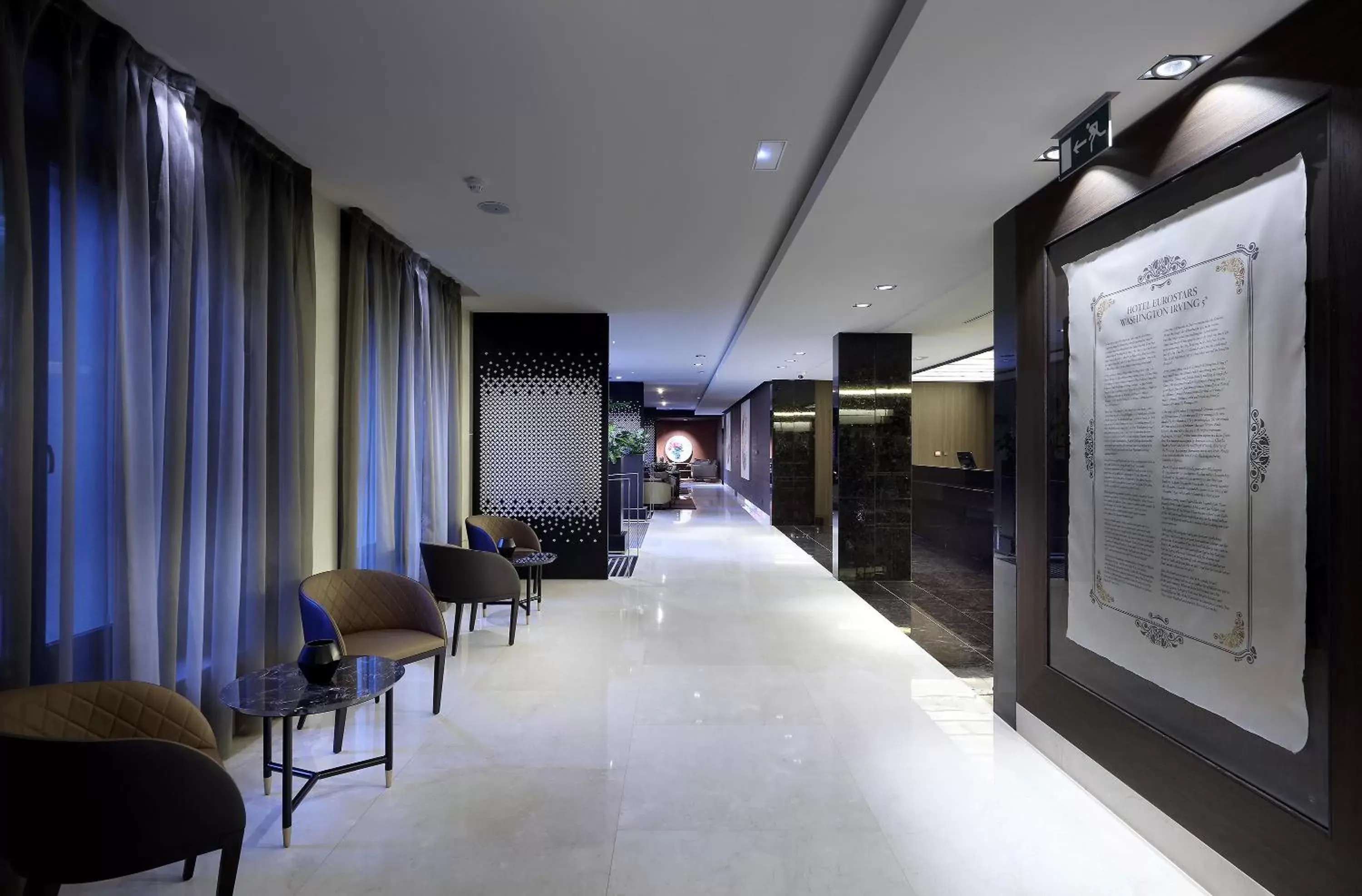 Lobby or reception, Lounge/Bar in Áurea Washington Irving by Eurostars Hotel Company