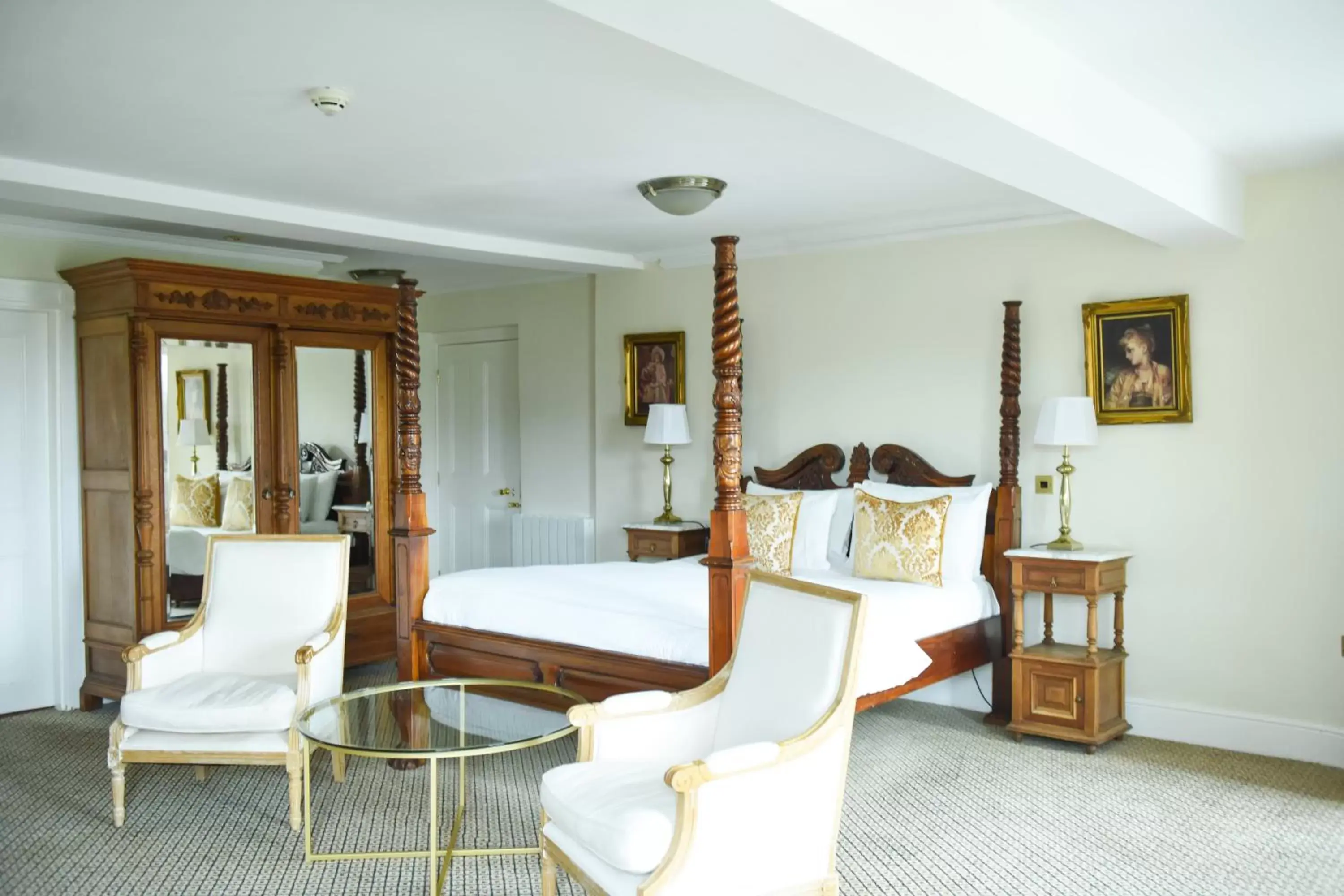 Bedroom, Seating Area in Beamish Hall Country House Hotel, BW Premier Collection