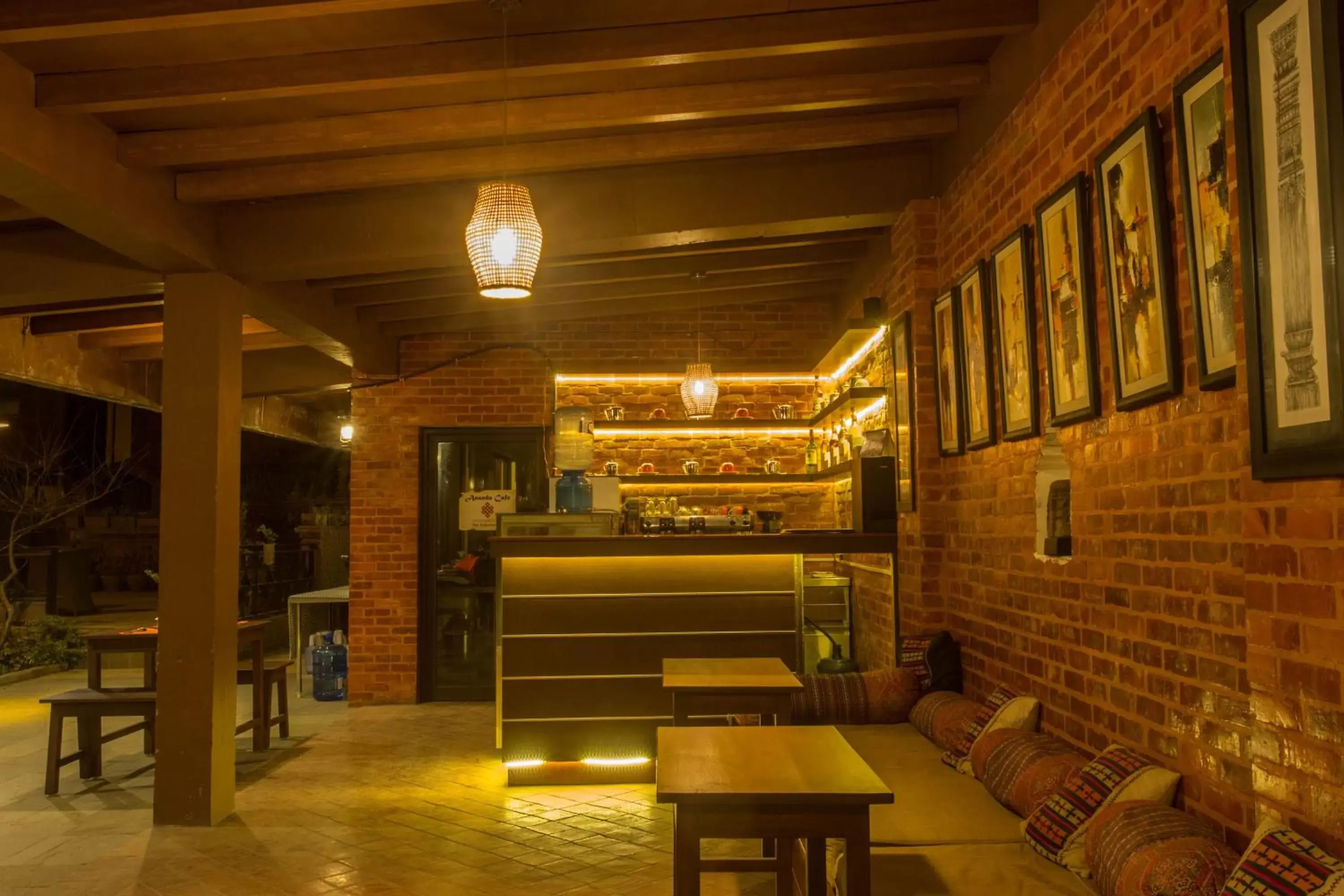 Lounge or bar in Hotel Siddhi Manakamana