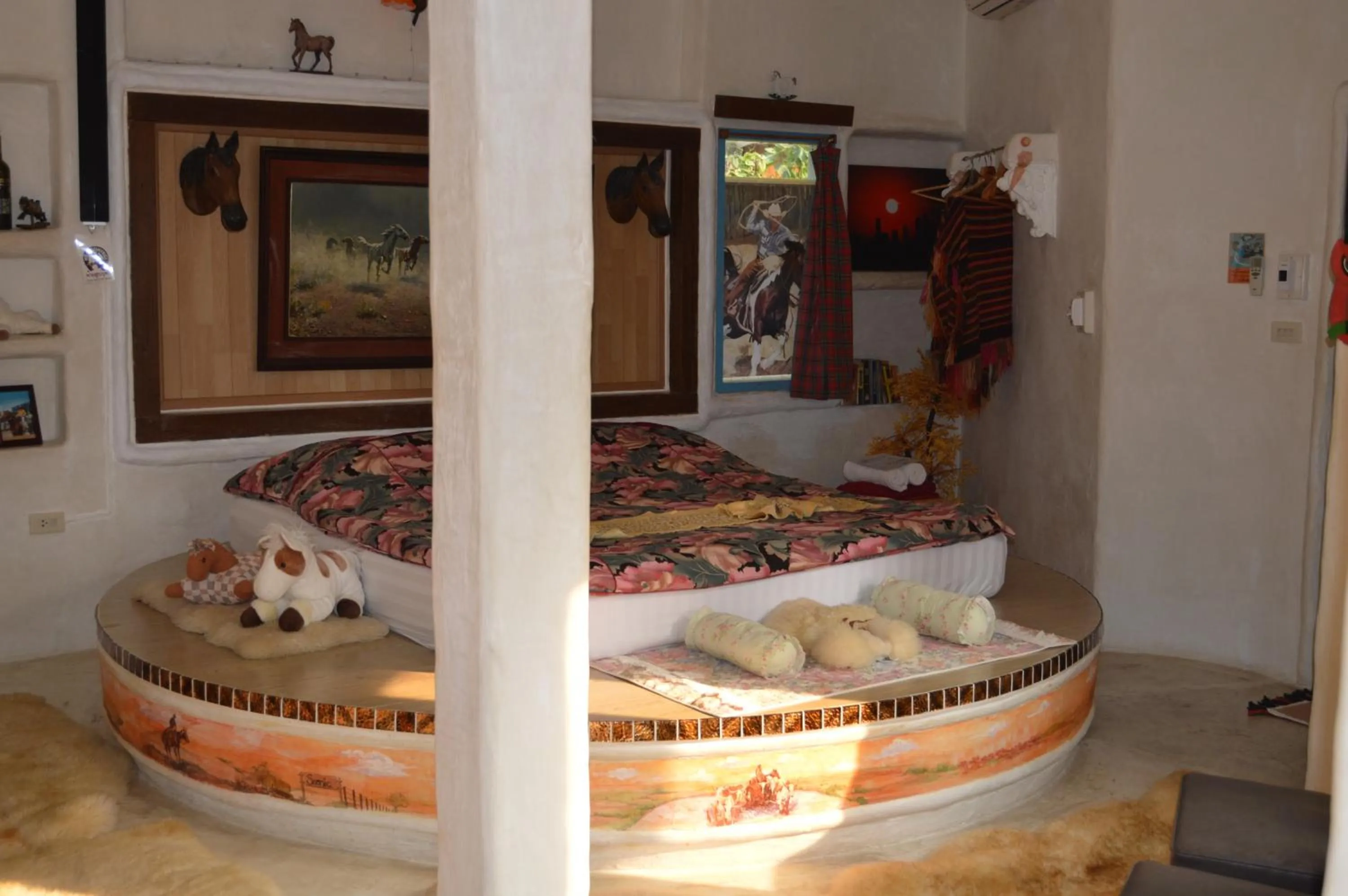 Bed in Scenic Riverside Resort