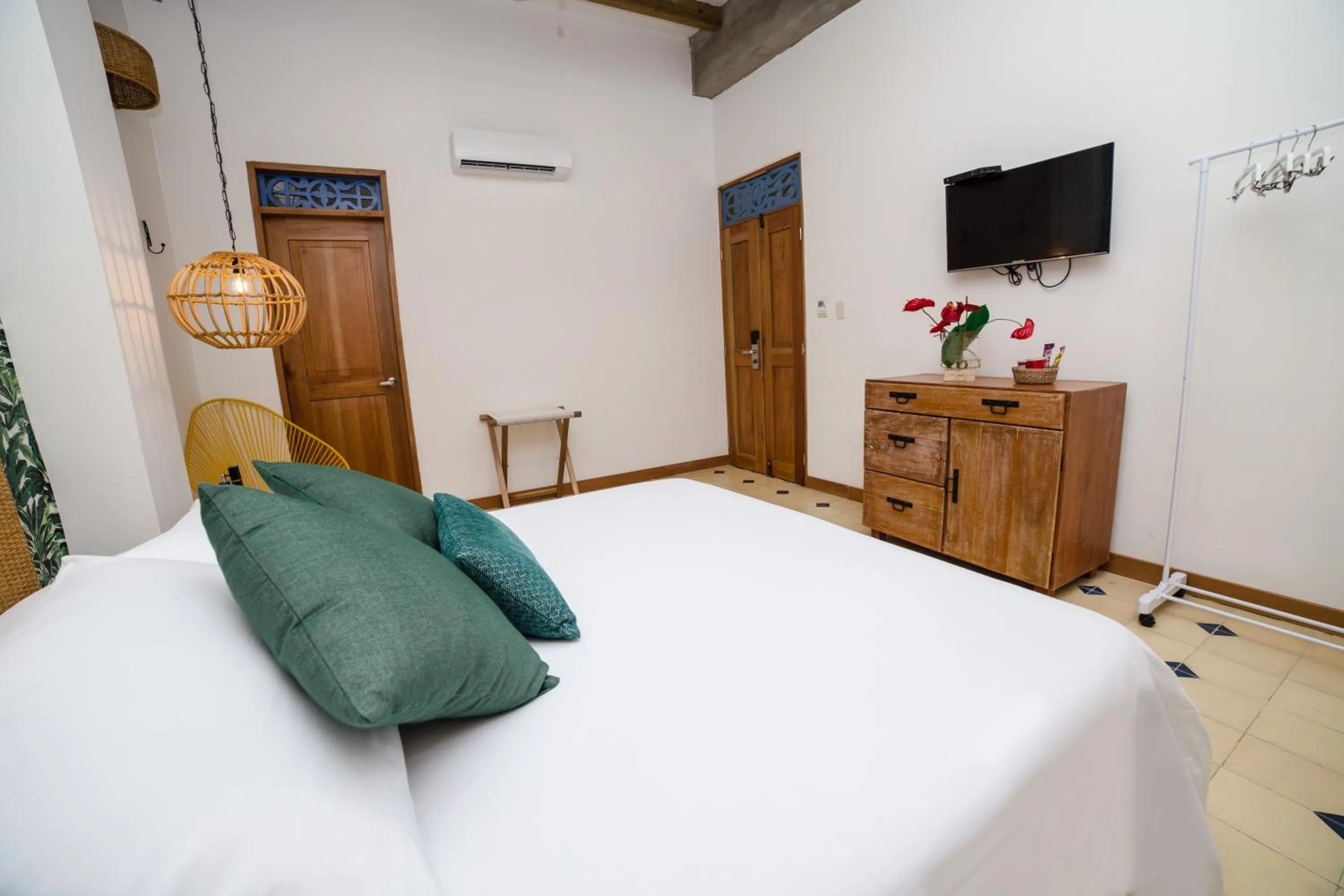 Decorative detail, Bed in Hotel Boutique Casa Mia