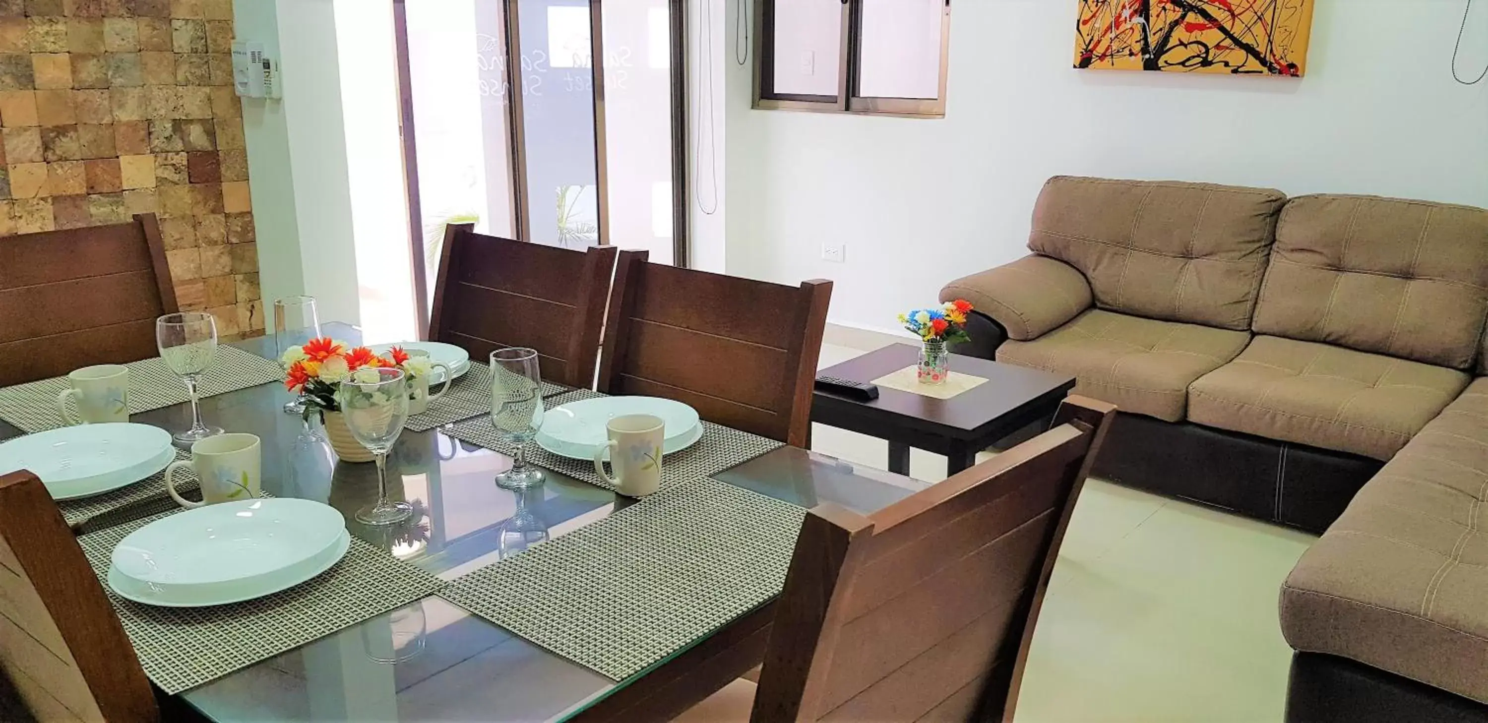 Dining area, Seating Area in Suite Isla Mujeres