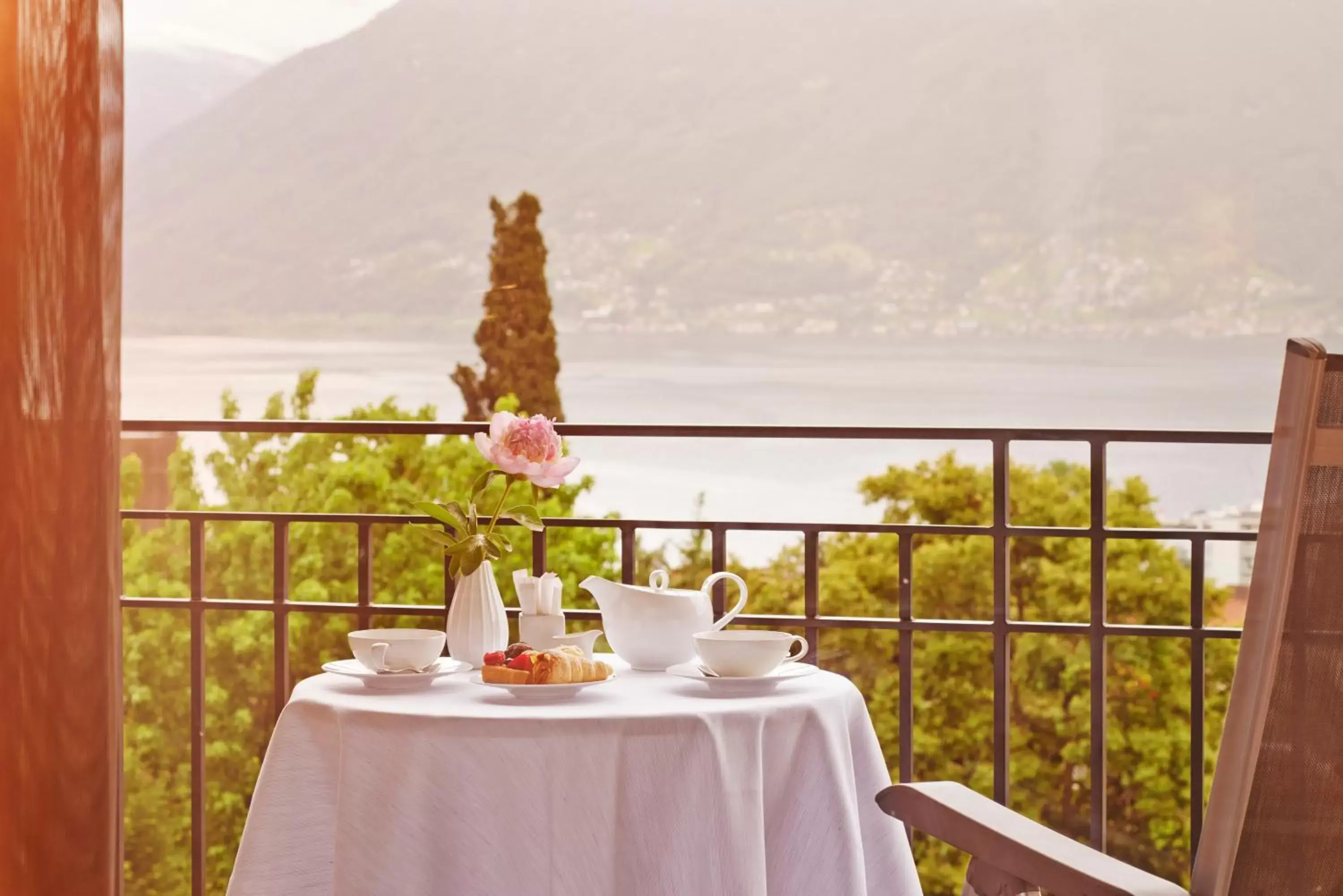 Lake view in Hotel Belvedere Locarno