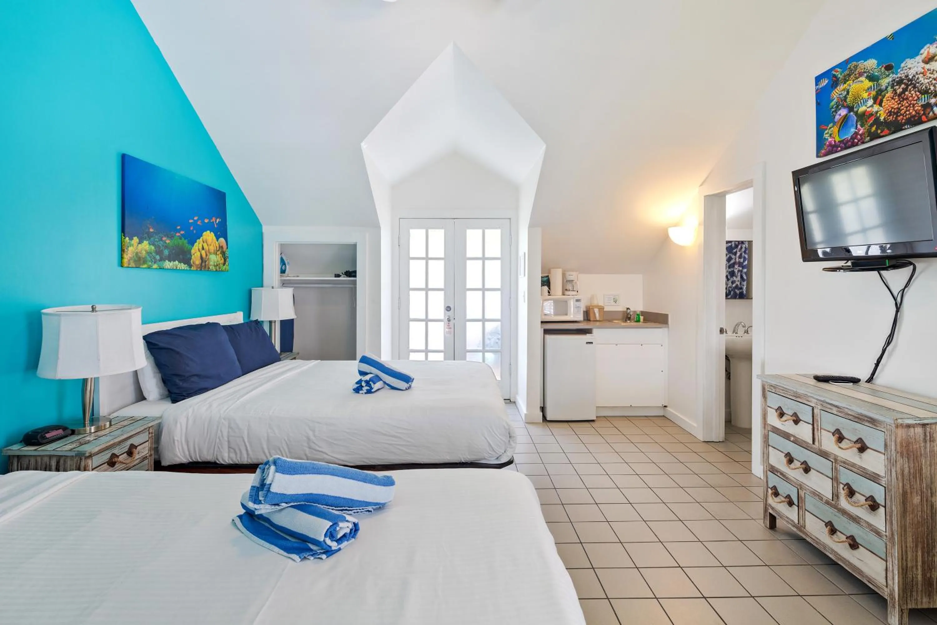 Bed in Wicker Guesthouse