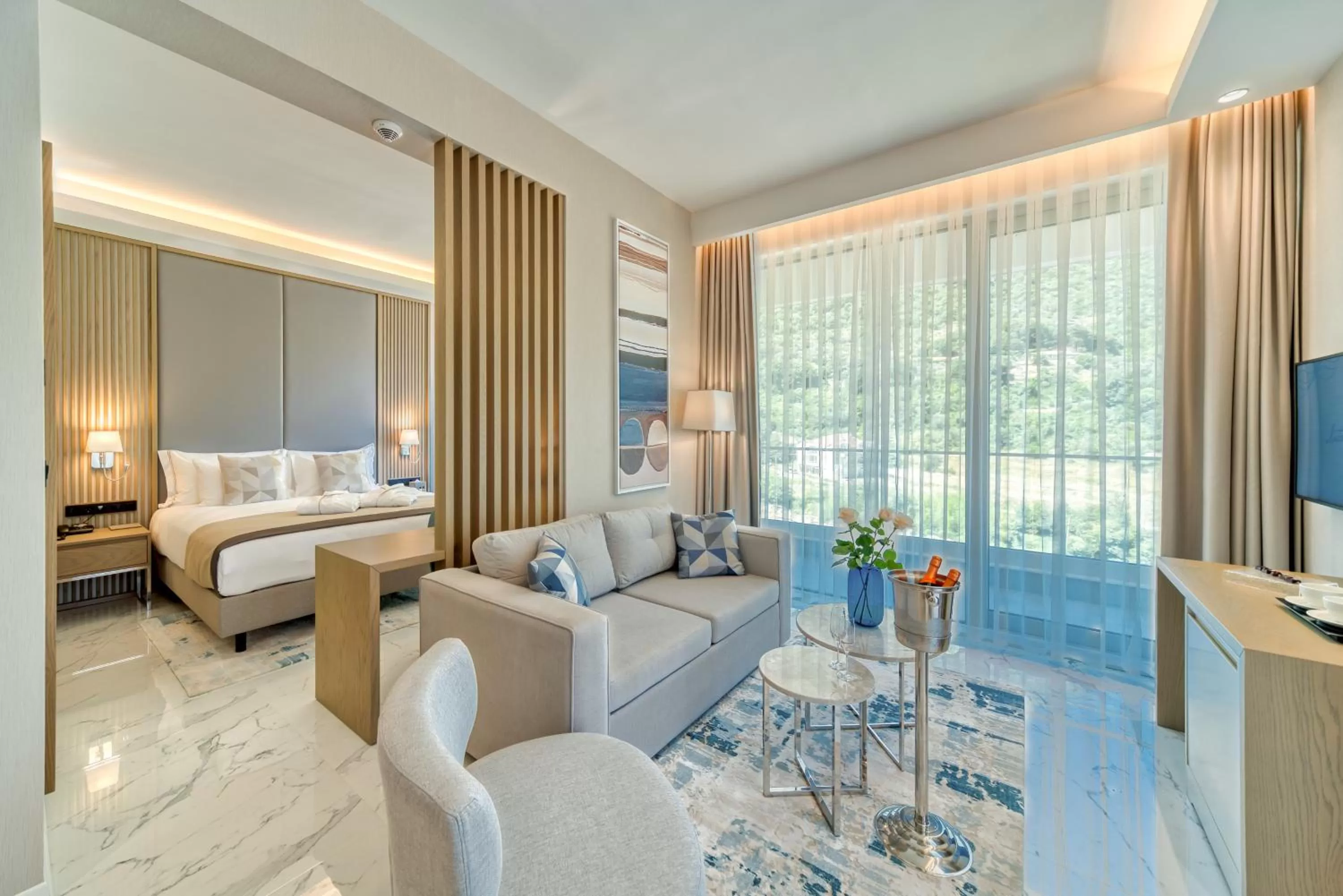 Bed in Hyatt Regency Kotor Bay Resort