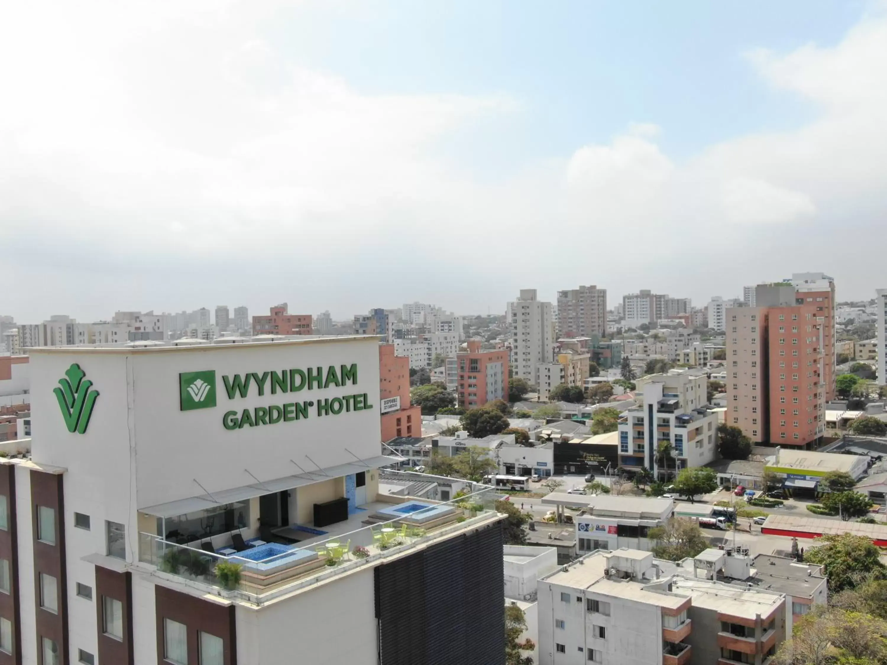 City view in Wyndham Garden Barranquilla