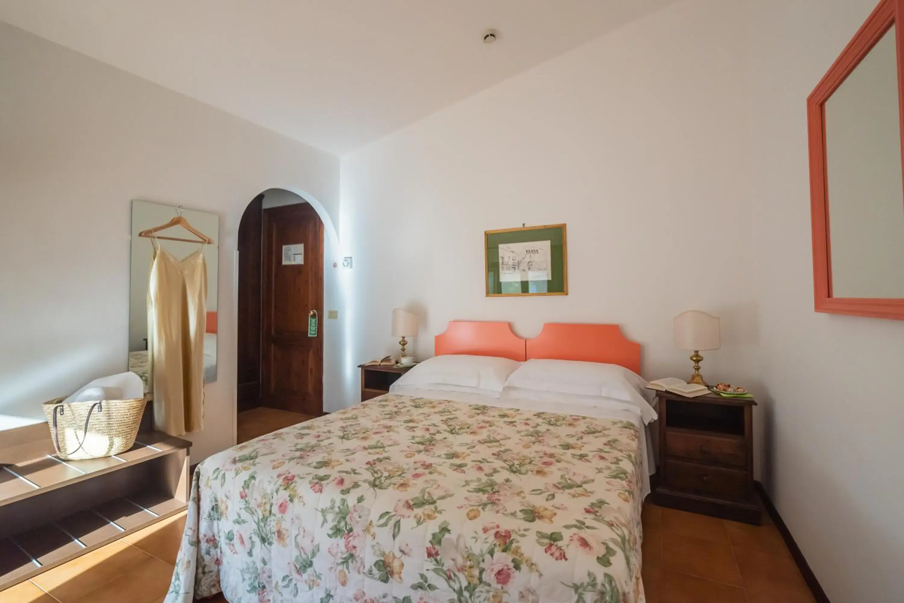 Bed in Hotel Villa Sirina