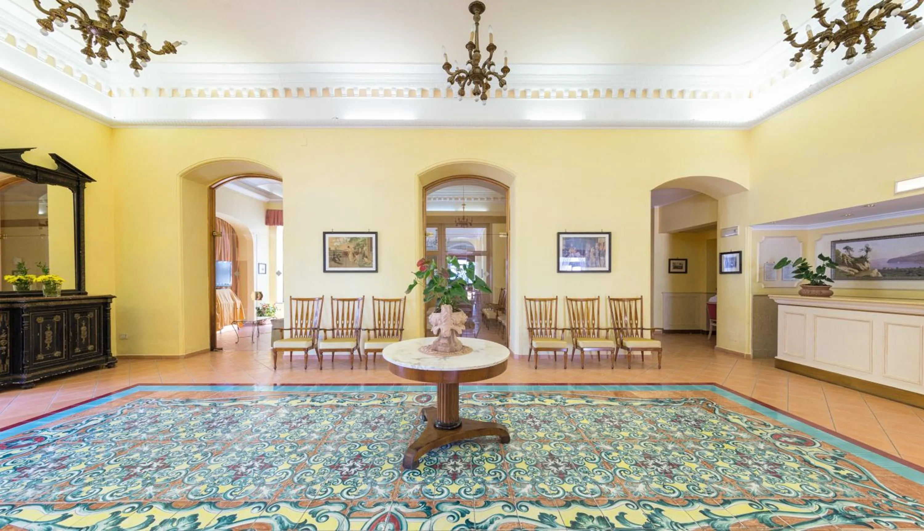Lobby or reception in Hotel Iaccarino