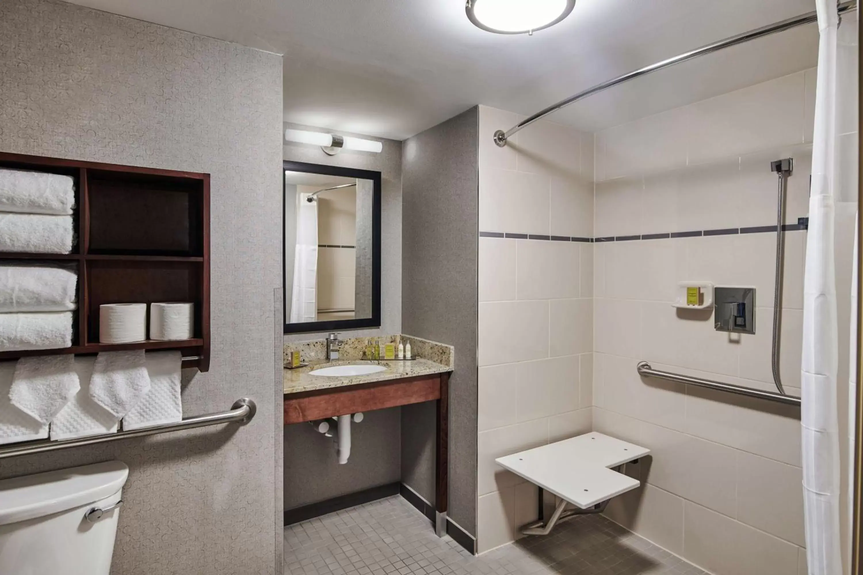Bathroom in Doubletree By Hilton Raleigh Crabtree Valley