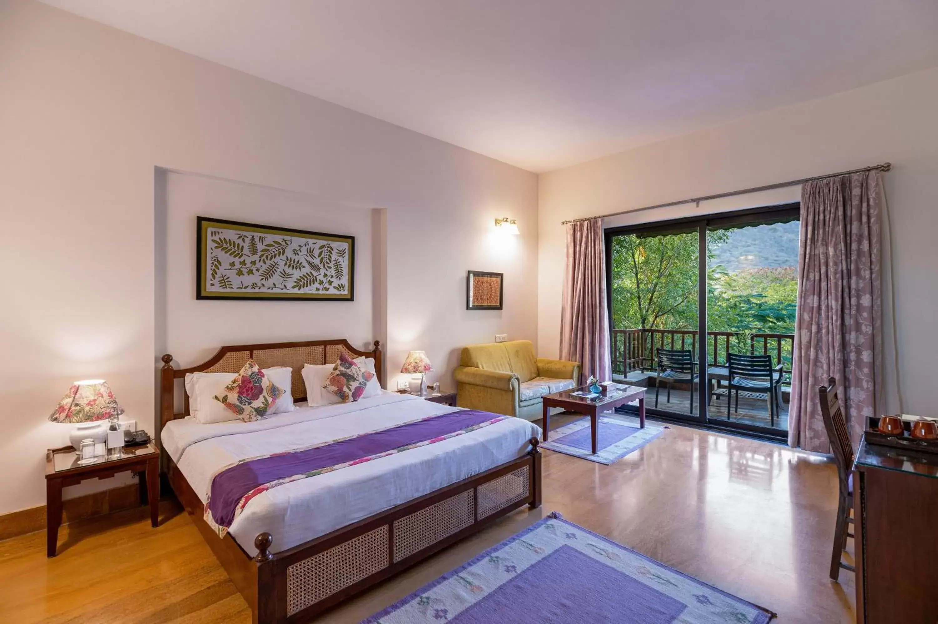 Property building, Bed in Anandam - A Luxury Resort in Udaipur