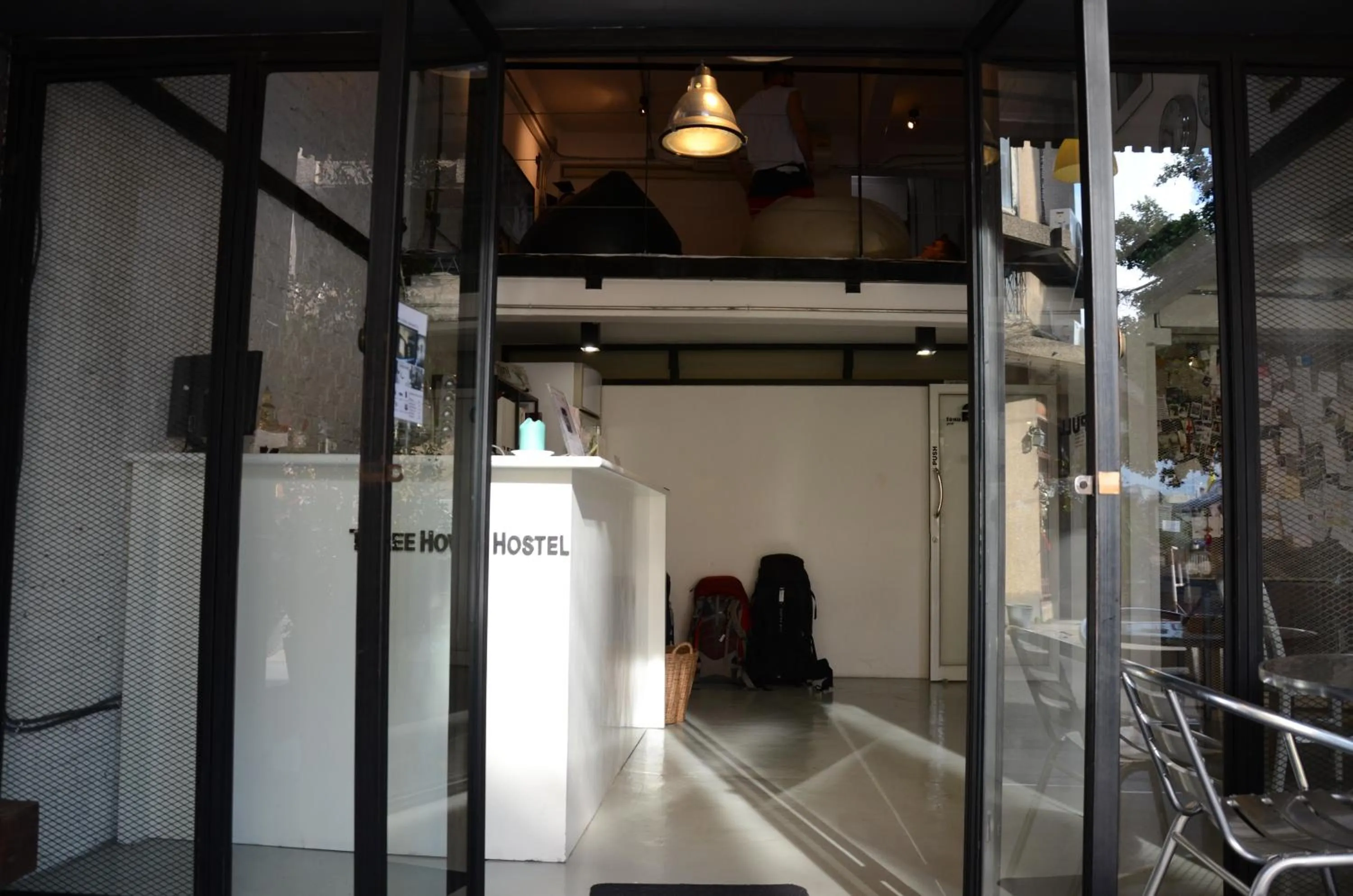 Lobby or reception in Bangkok Nomad Hostel