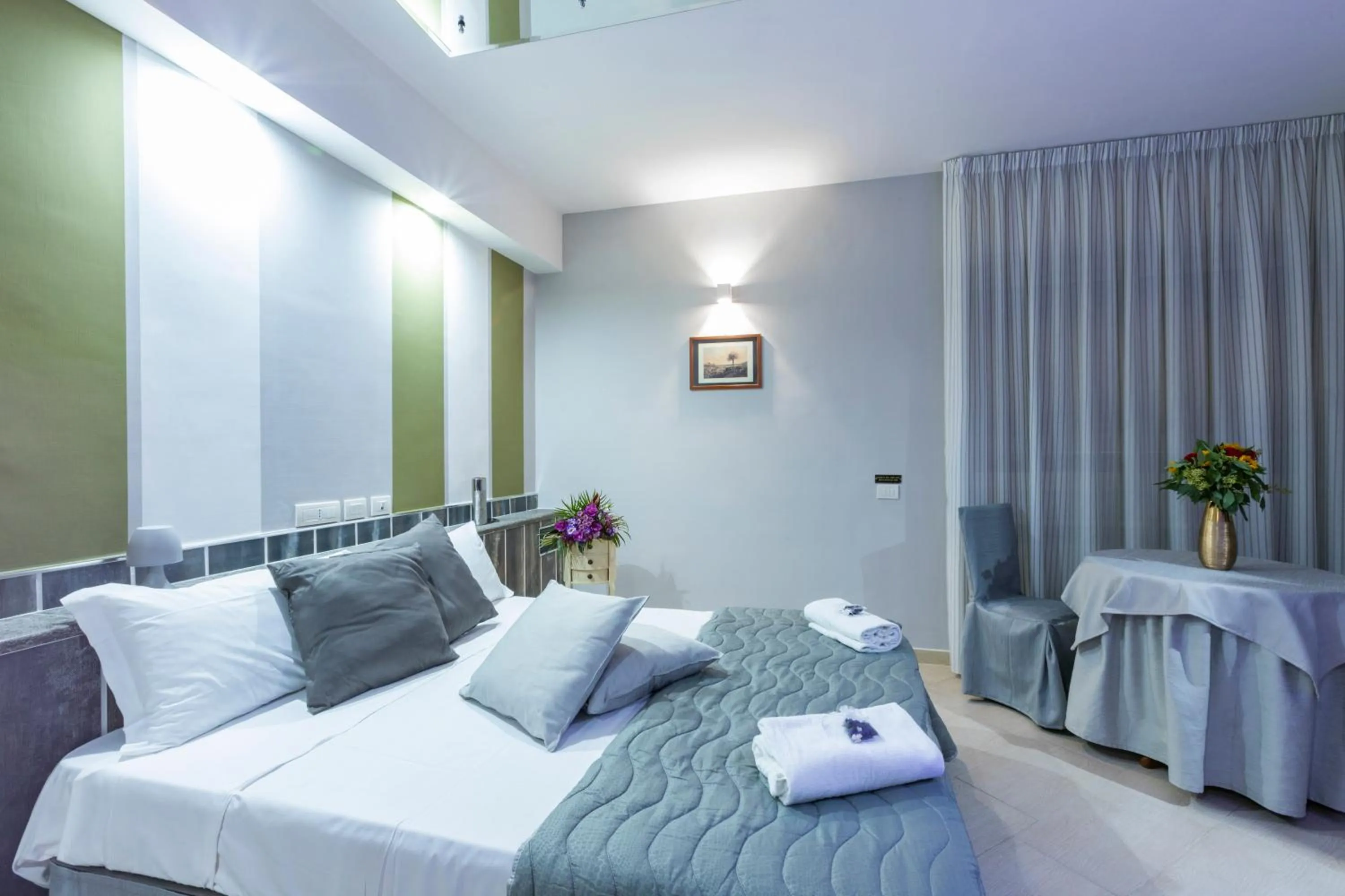 Bed in Hotel San Paolo