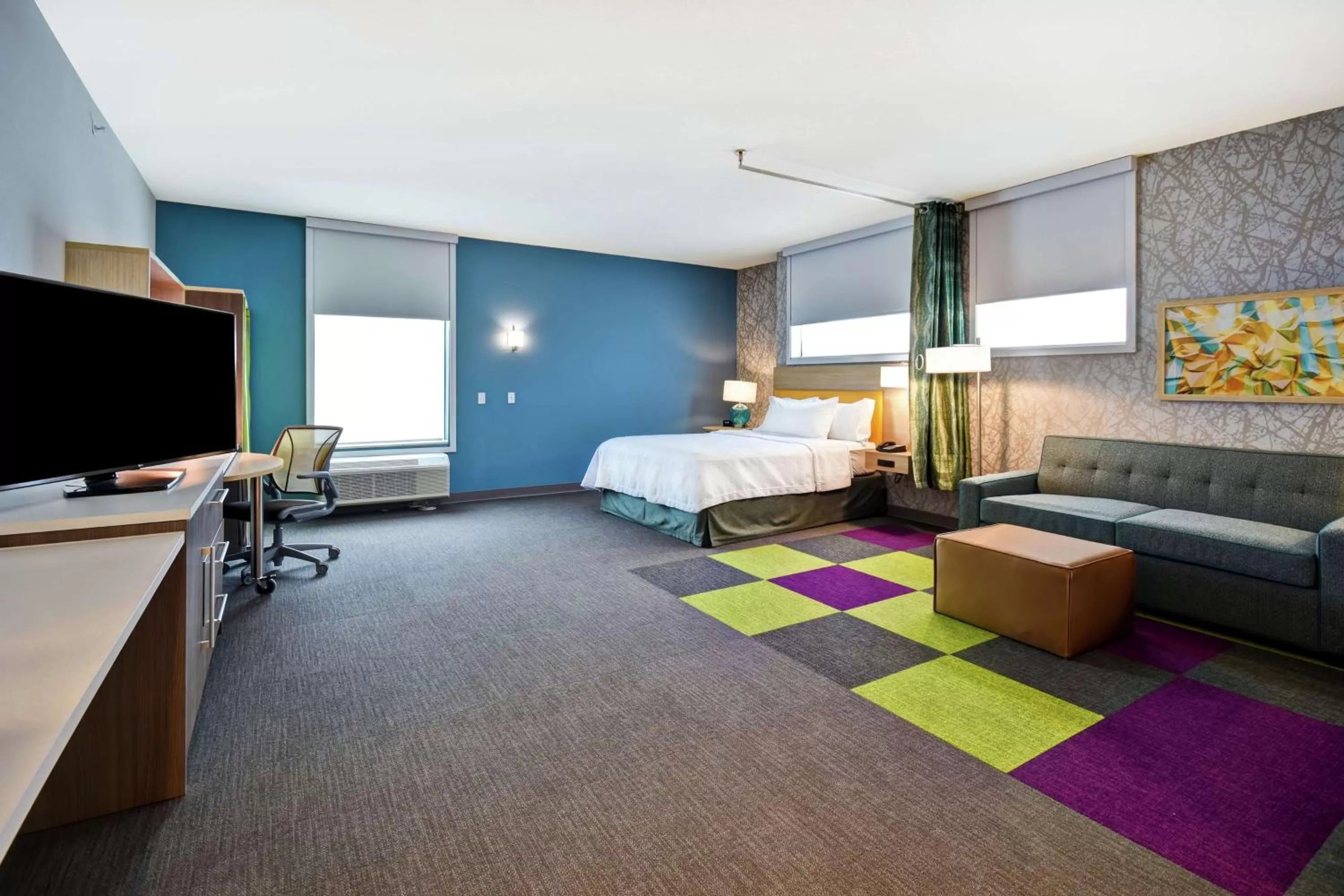 Bedroom, Bed in Home2 Suites By Hilton Eagan Minneapolis