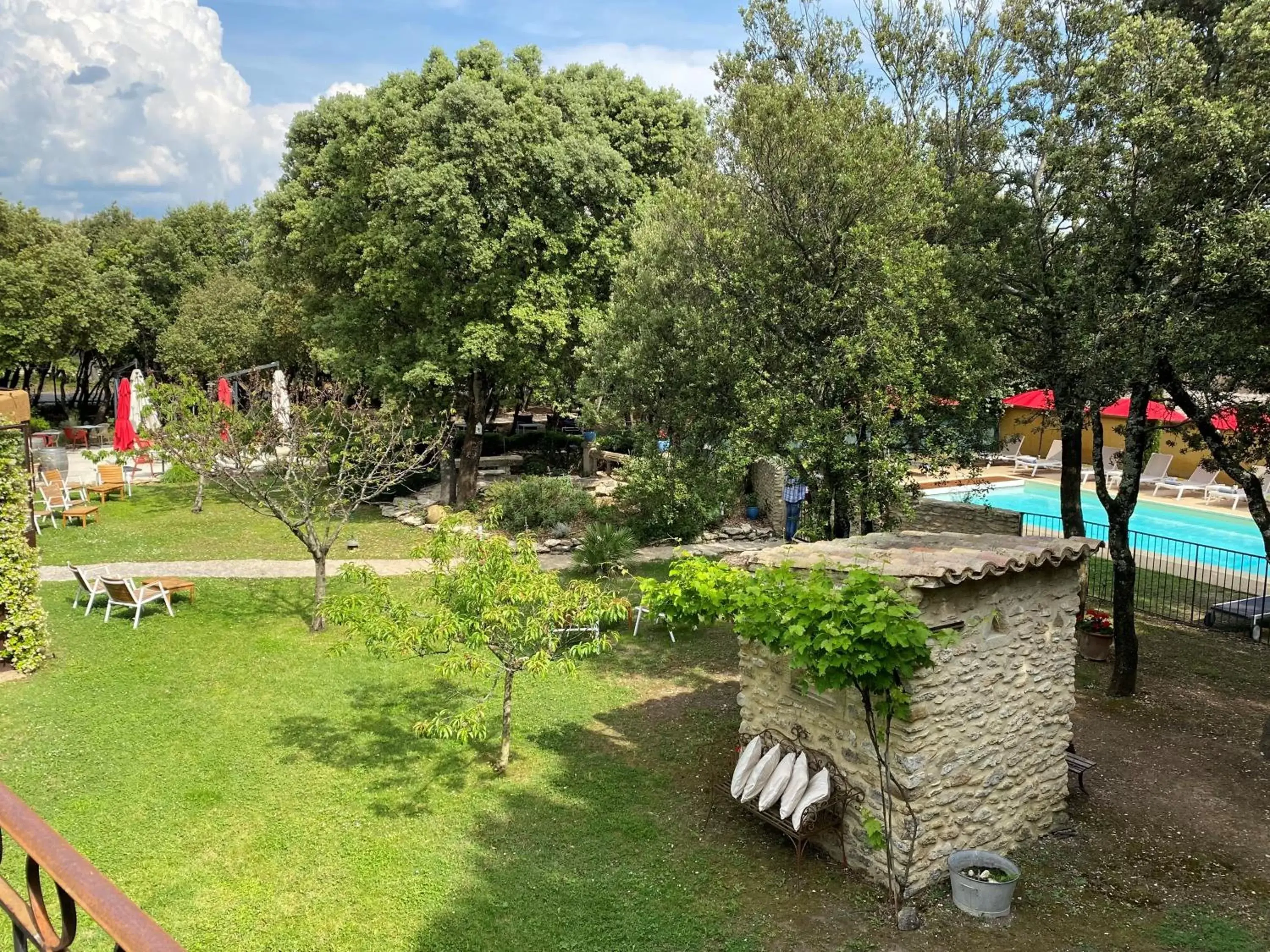 Garden view, Pool View in La Bastide De Grignan Hotel & Restaurant