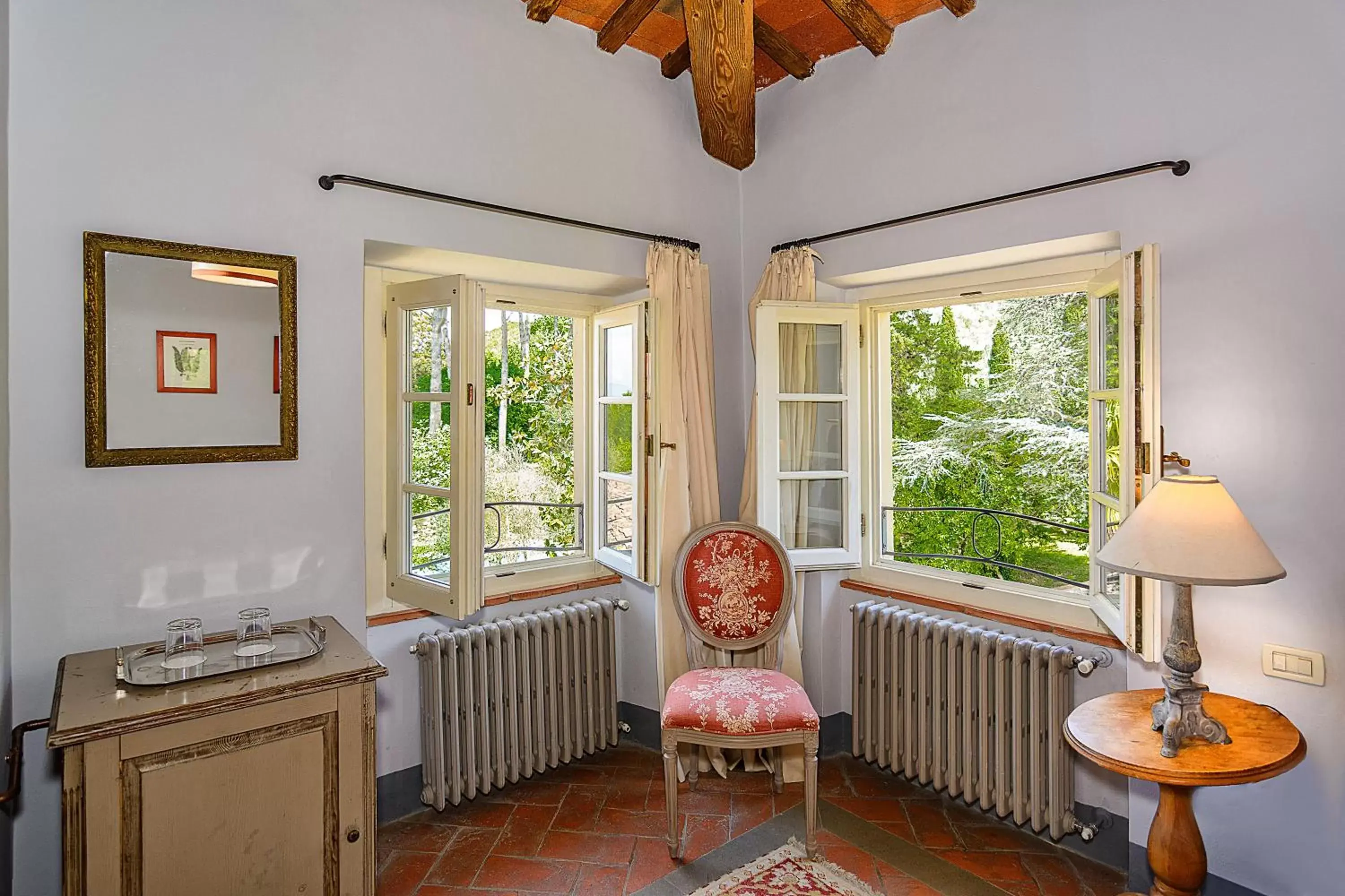 View (from property/room), Seating Area in Hotel Albergo Villa Marta